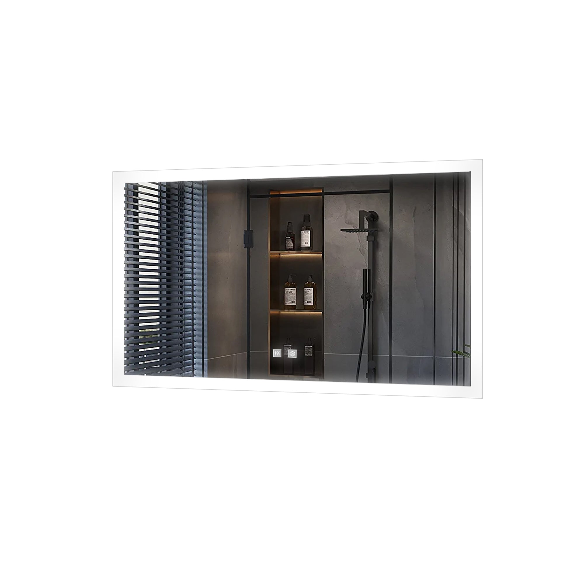 Aurorium 60 in. W x 36 in. H LED Bathroom Vanity Mirror