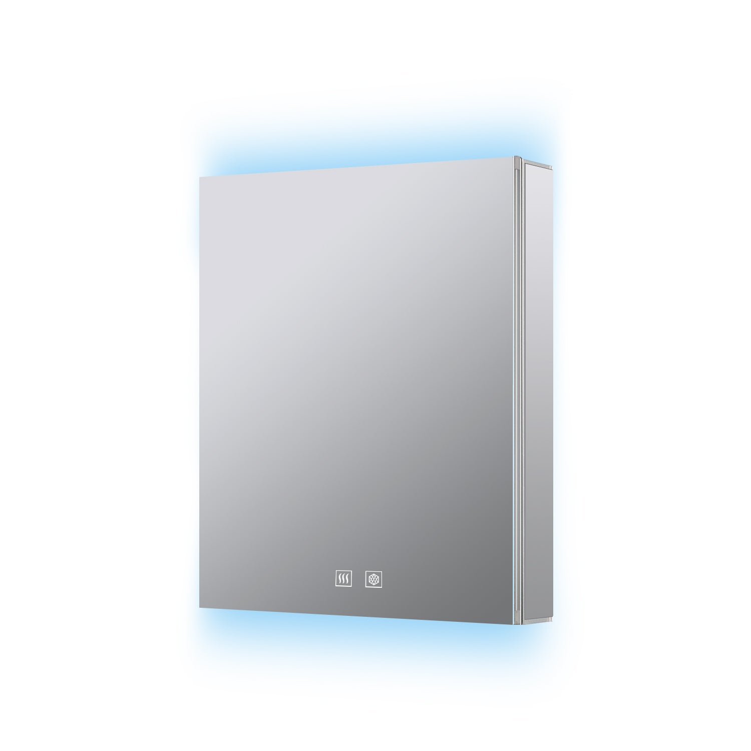 Corsica 20 in W x 28 in H Surface-Mount LED Mirror Medicine Cabinet with Defogger