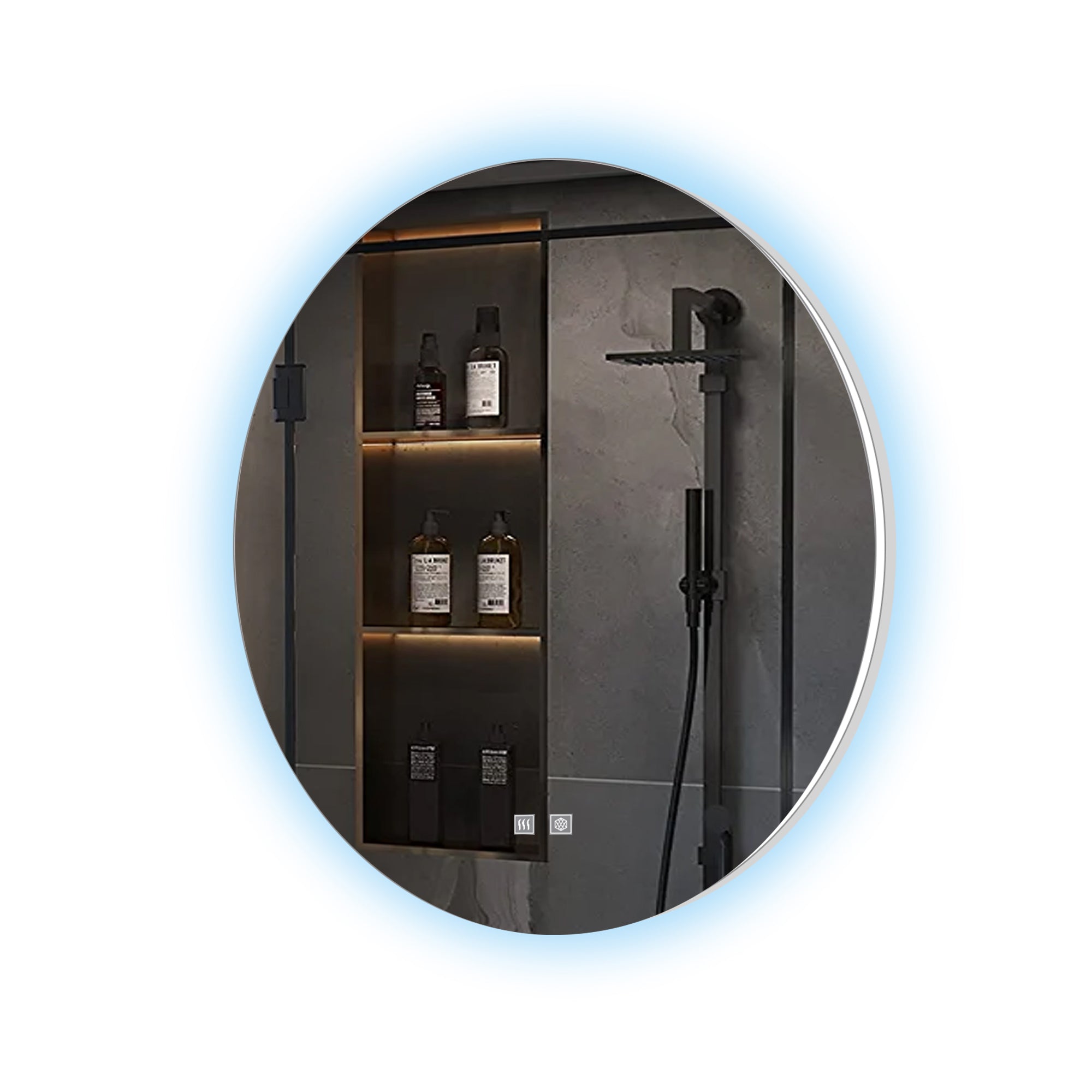 Nordica 80 cm. Diamter Circular LED Bathroom Vanity Mirror