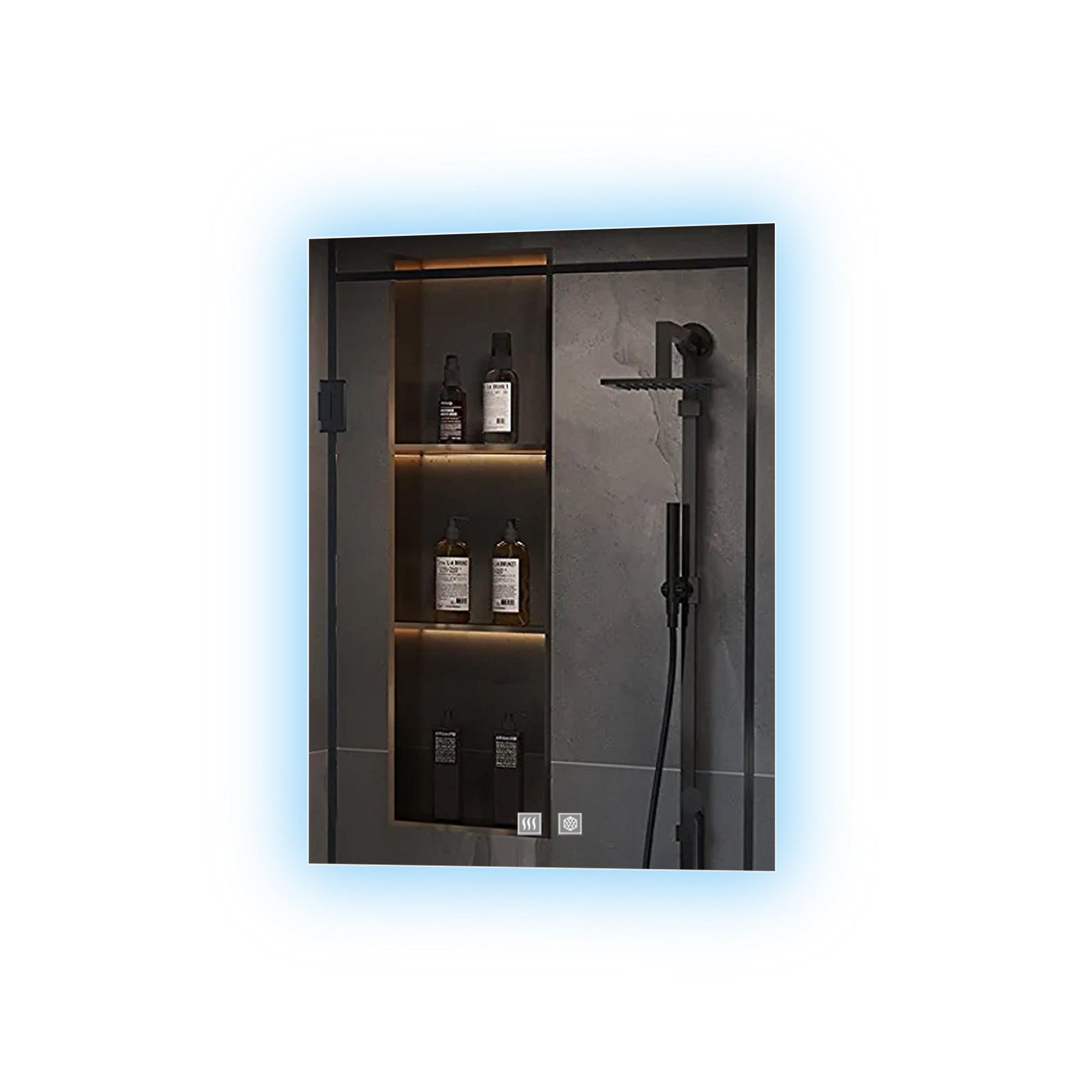 Vellum 20 in. W x 28 in. H LED Bathroom Vanity Mirror