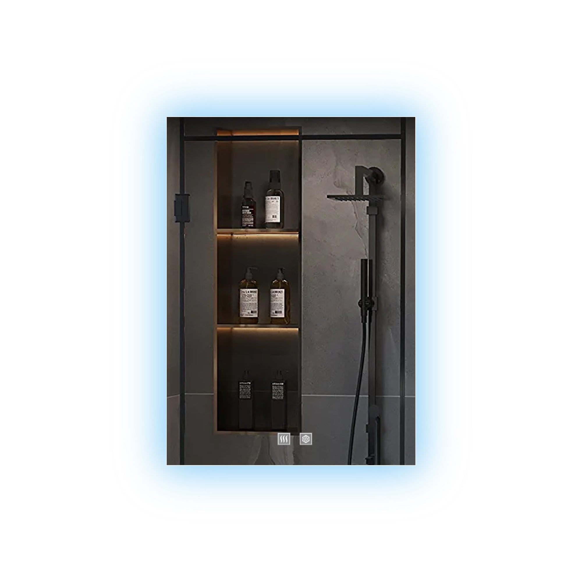 Vellum 20 in. W x 28 in. H LED Bathroom Vanity Mirror