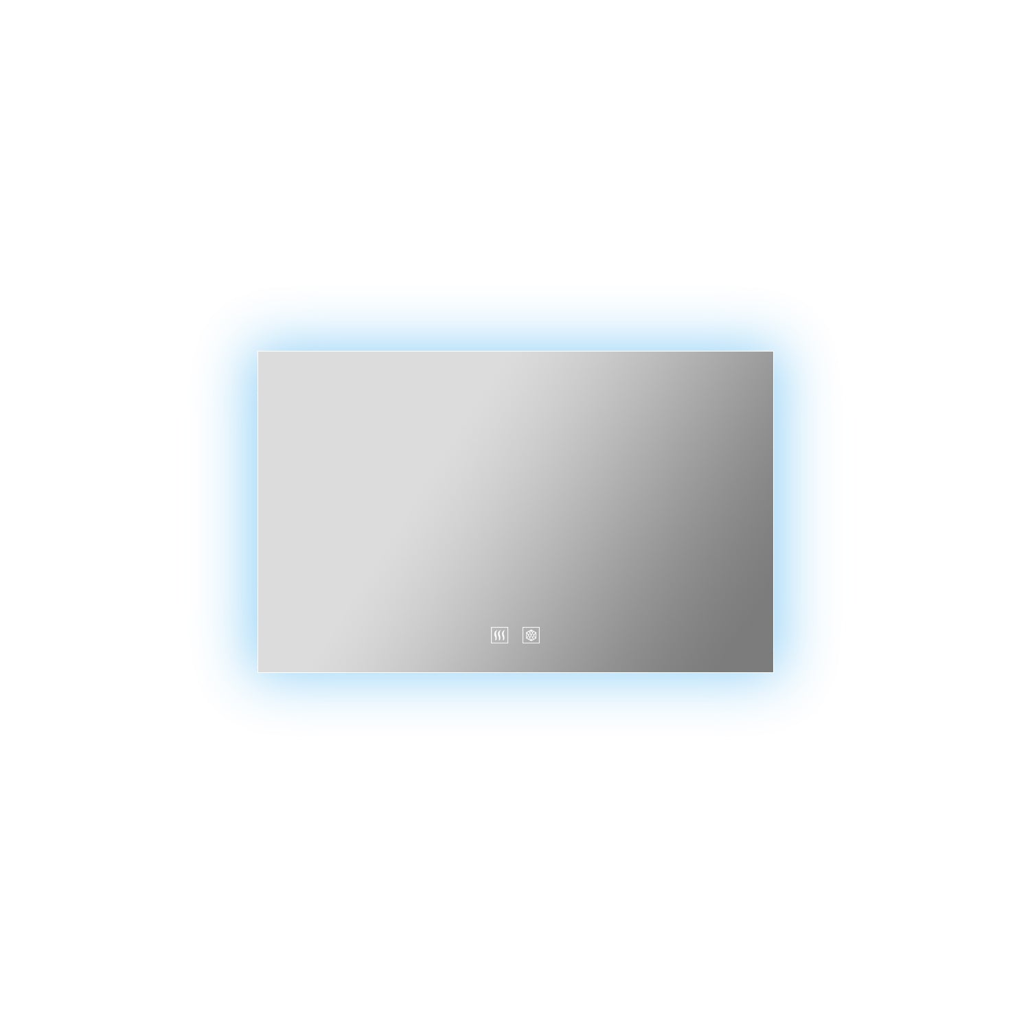 Vellum 48 in. W x 32 in. H LED Bathroom Vanity Mirror