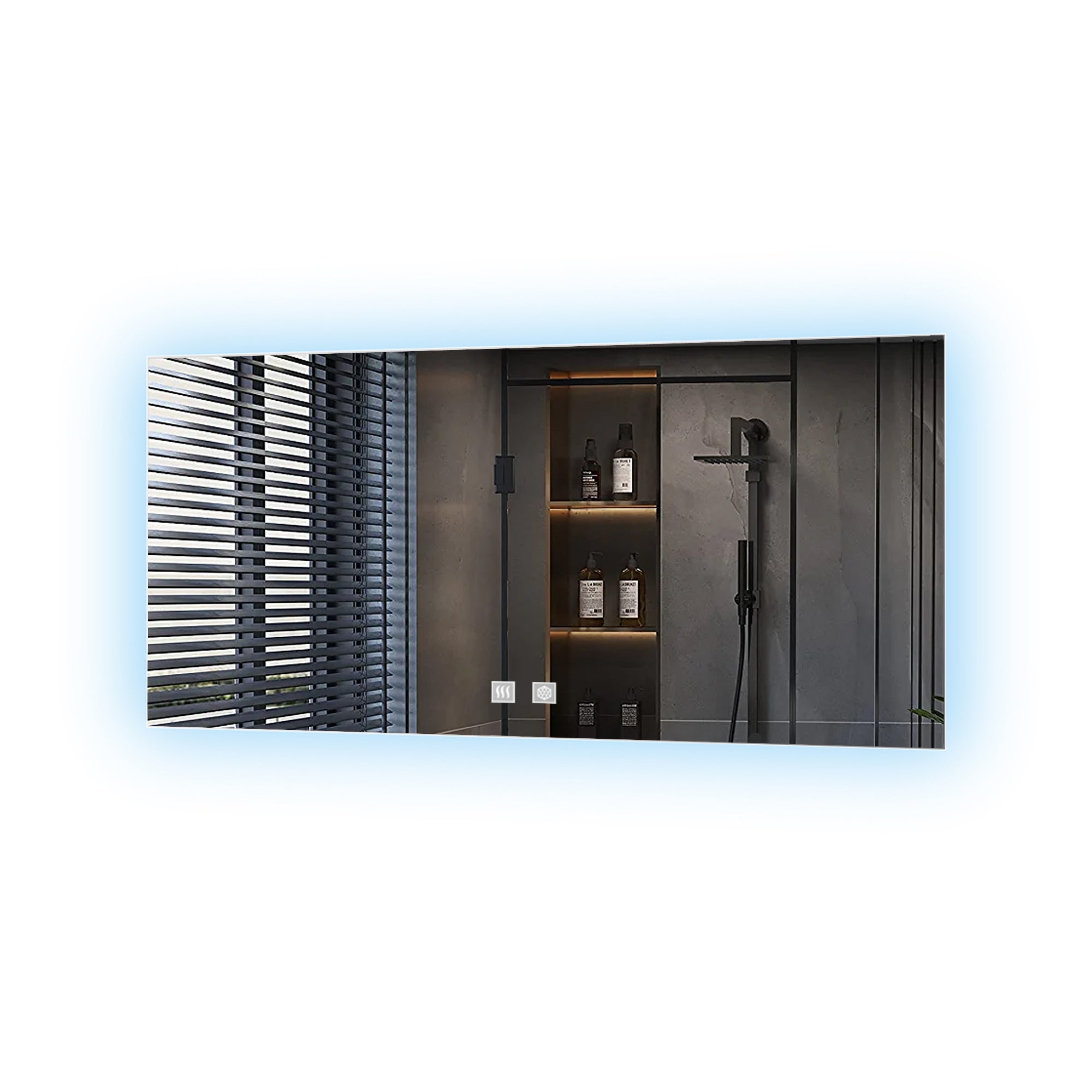 Vellum 60 in. W x 32 in. H LED Bathroom Vanity Mirror