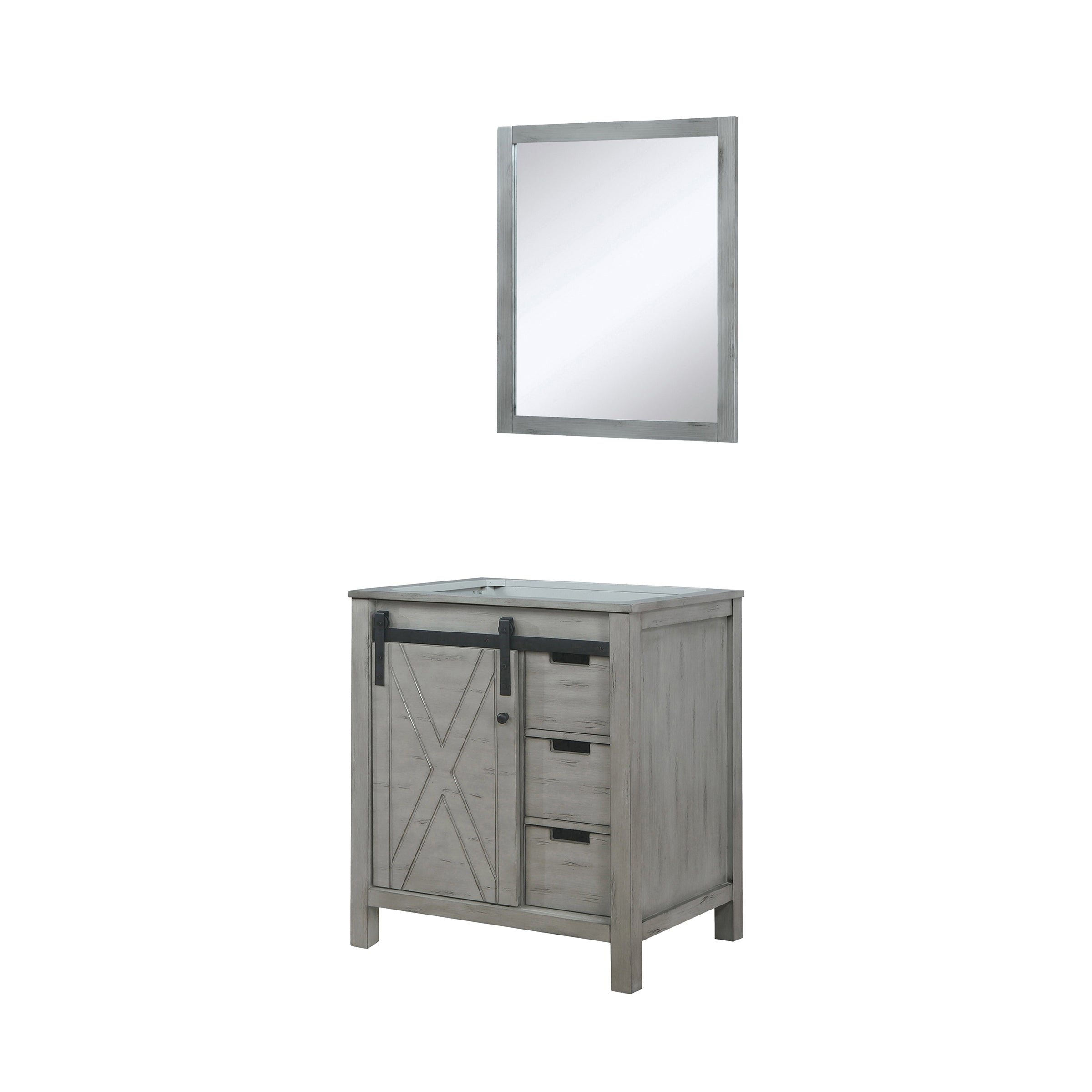 Marsyas 30 in W x 22 in D Ash Grey Bath Vanity