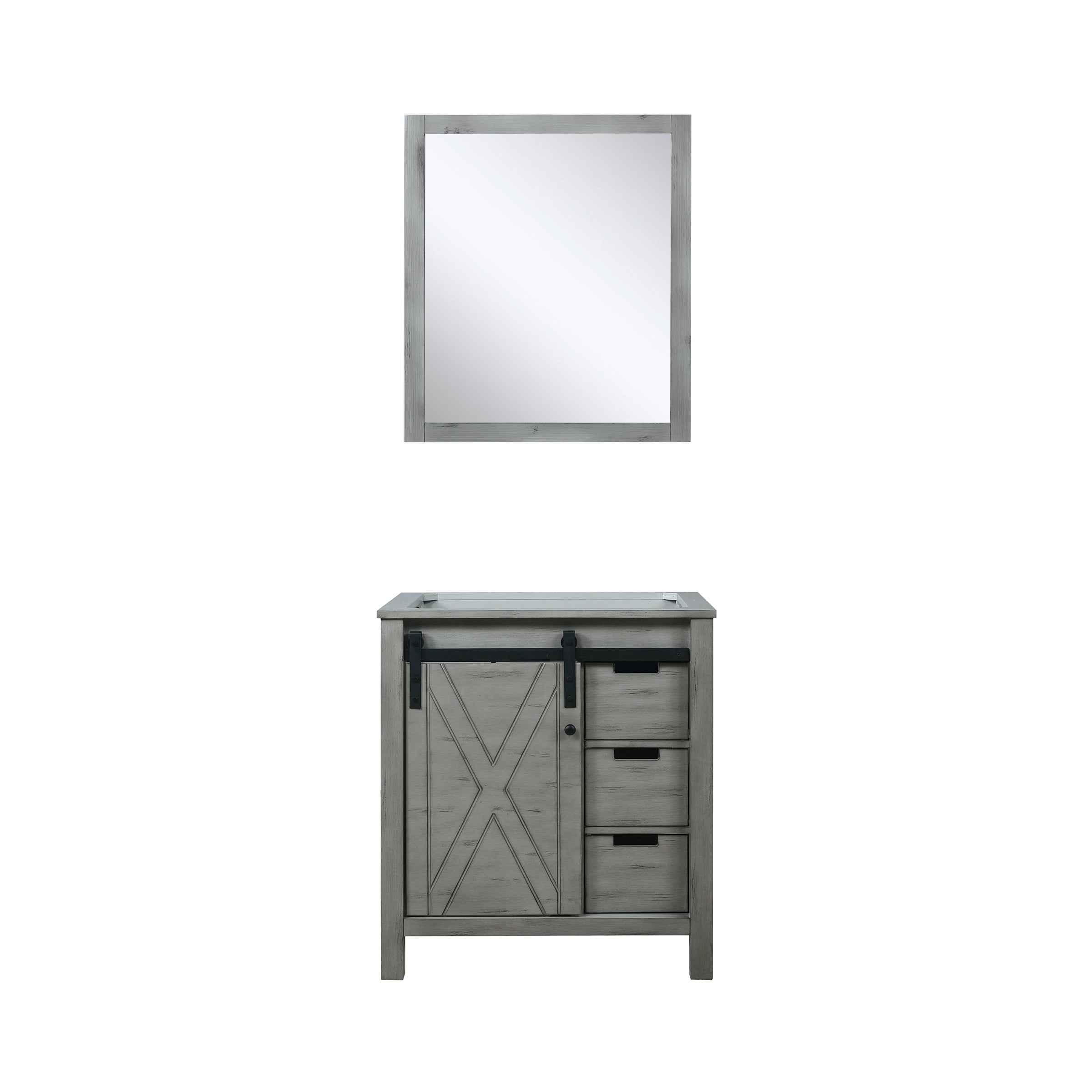 Marsyas 30 in W x 22 in D Ash Grey Bath Vanity
