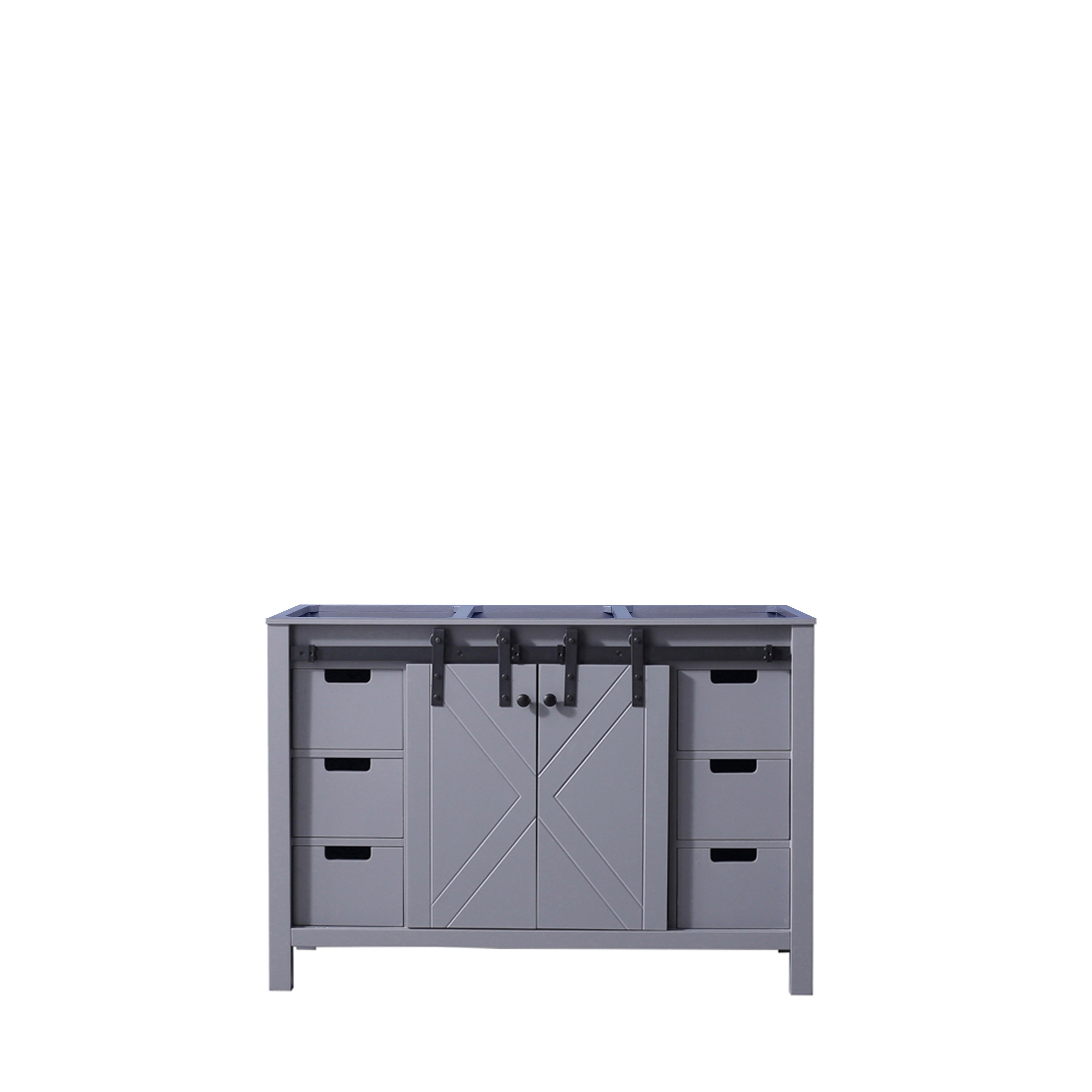 Marsyas 48 in W x 22 in D Dark Grey Bath Vanity