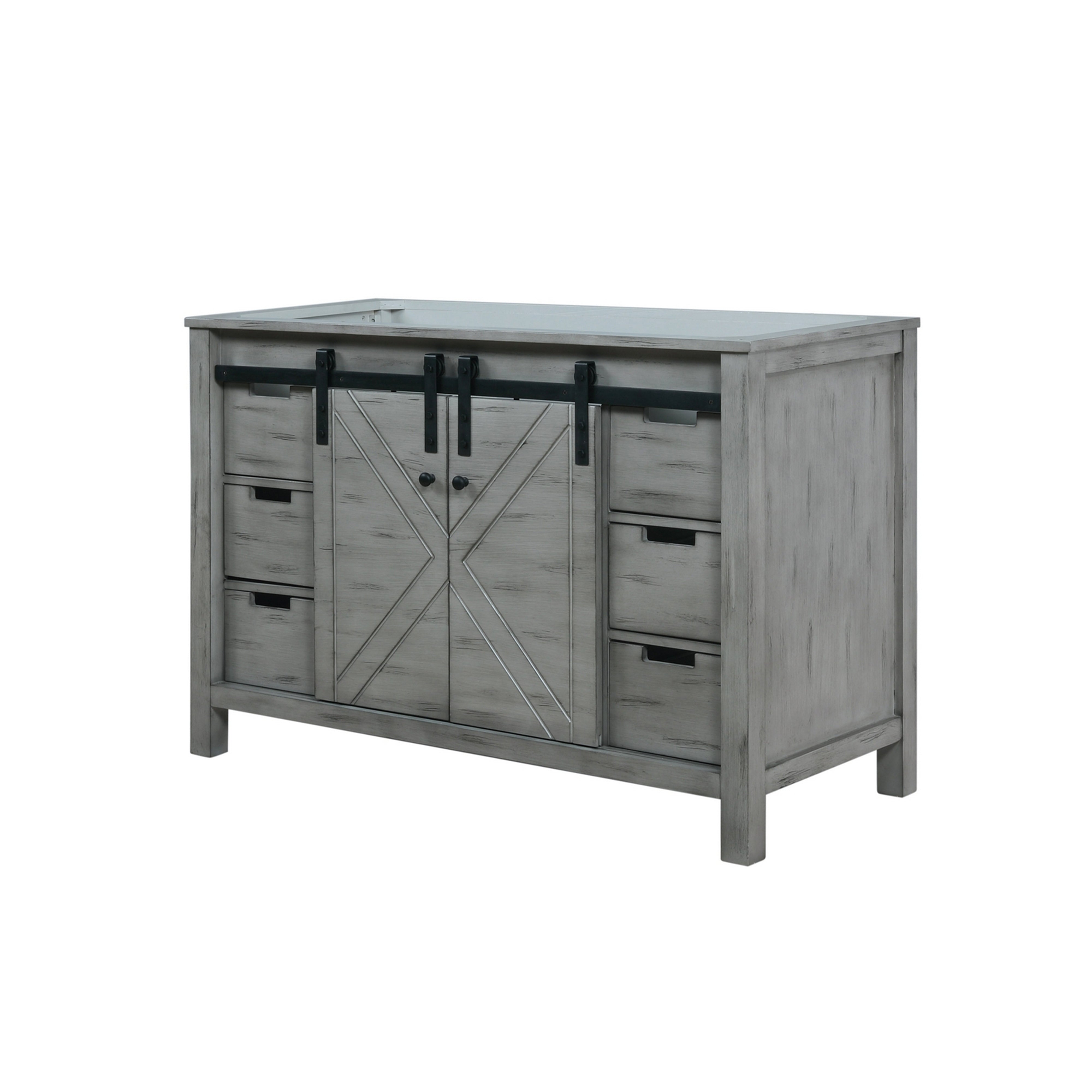 Marsyas 48 in W x 22 in D Ash Grey Bath Vanity