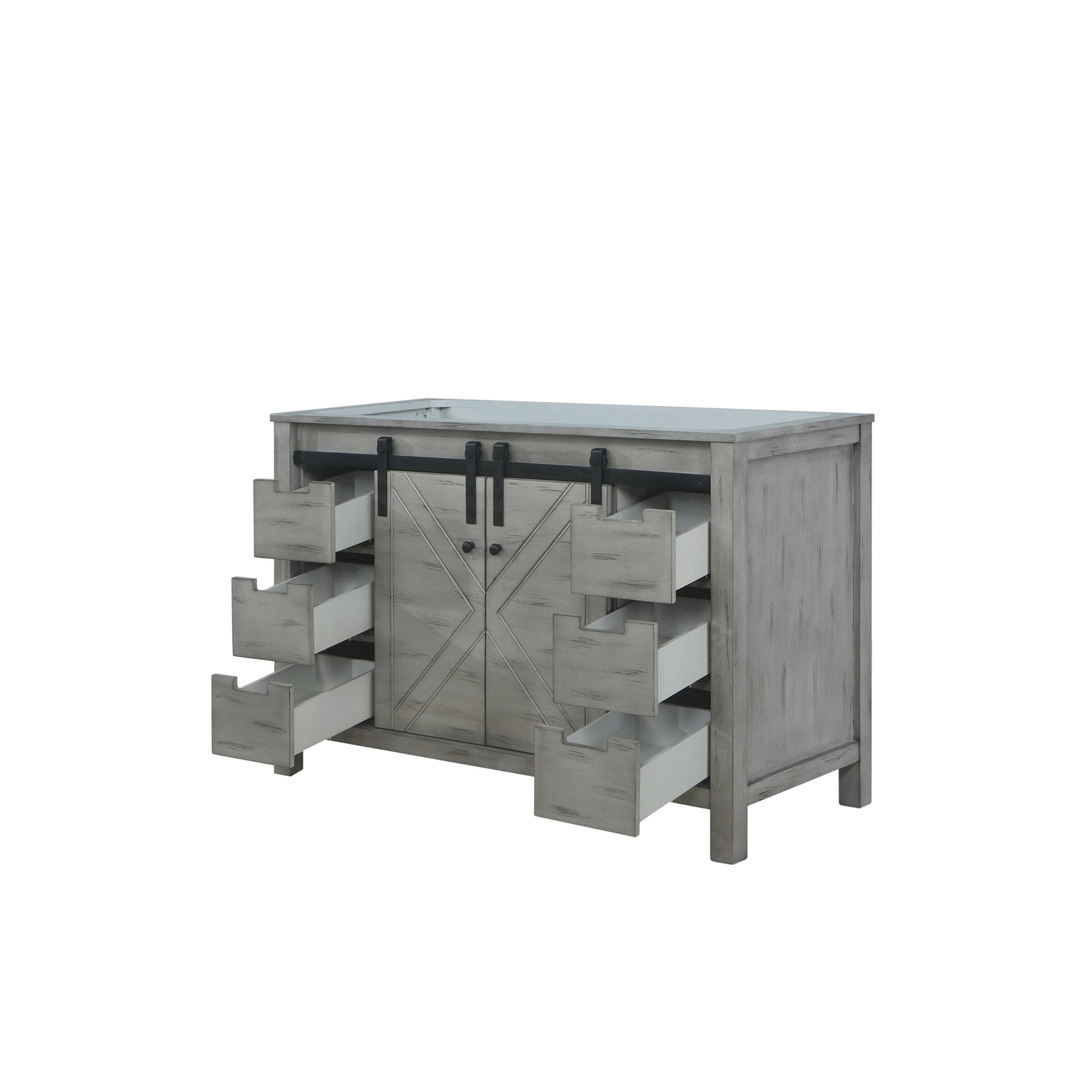 Marsyas 48 in W x 22 in D Ash Grey Bath Vanity