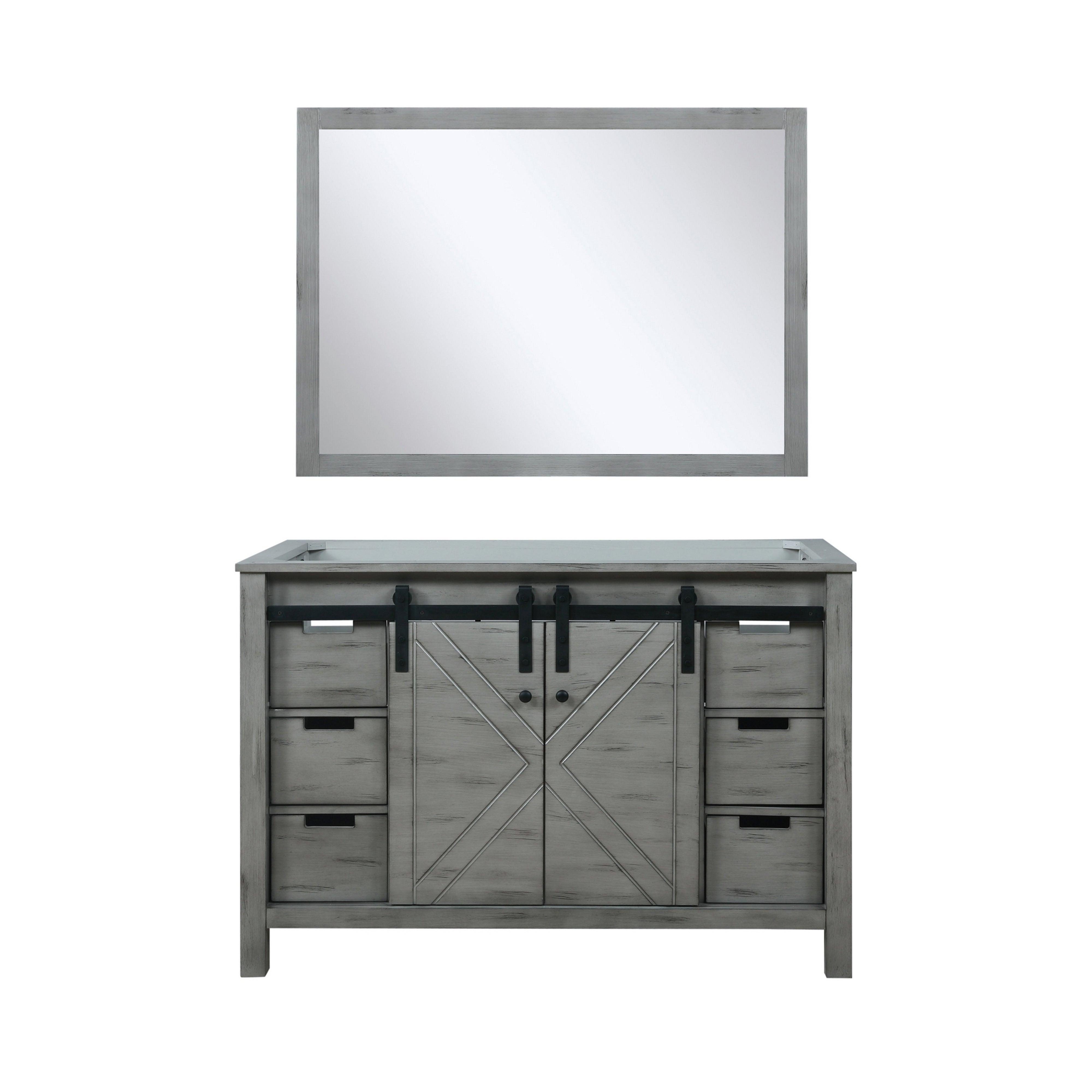 Marsyas 48 in W x 22 in D Ash Grey Bath Vanity