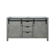 Marsyas 60 in W x 22 in D Ash Grey Double Bath Vanity