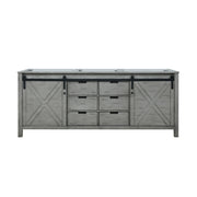 Marsyas 80 in W x 22 in D Ash Grey Double Bath Vanity