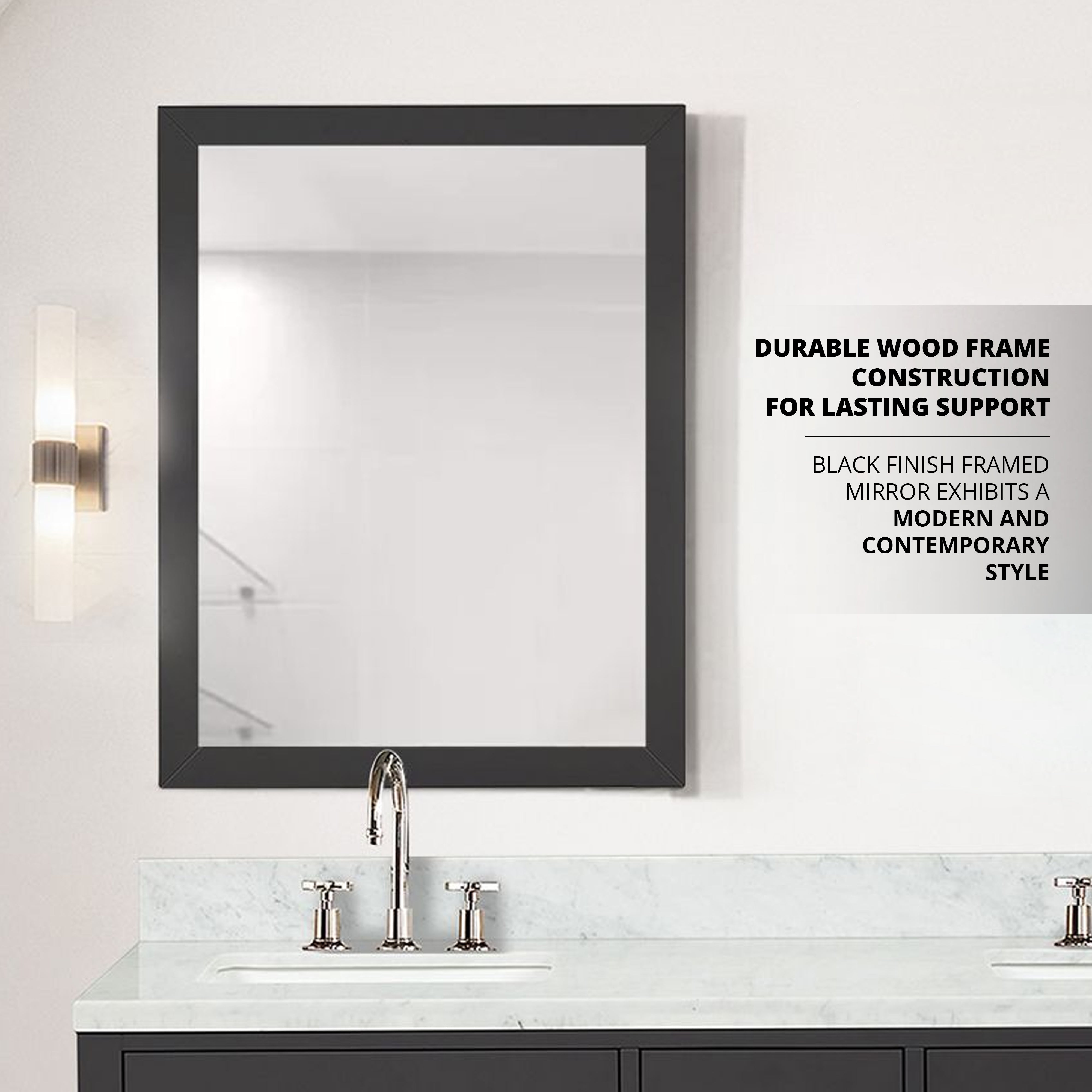 Castor 28 in W x 36 in H Mirror