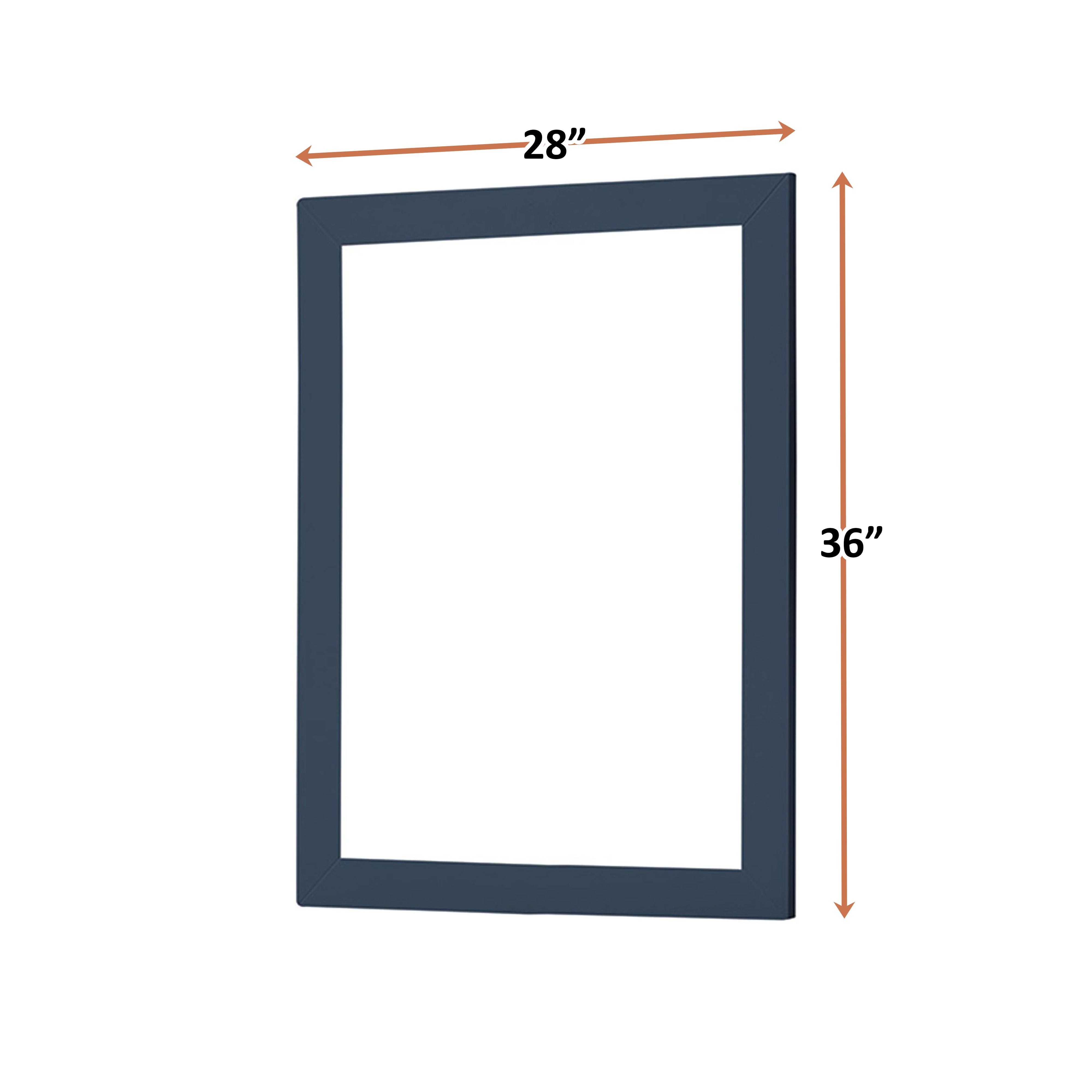 Castor 28 in W x 36 in H Mirror