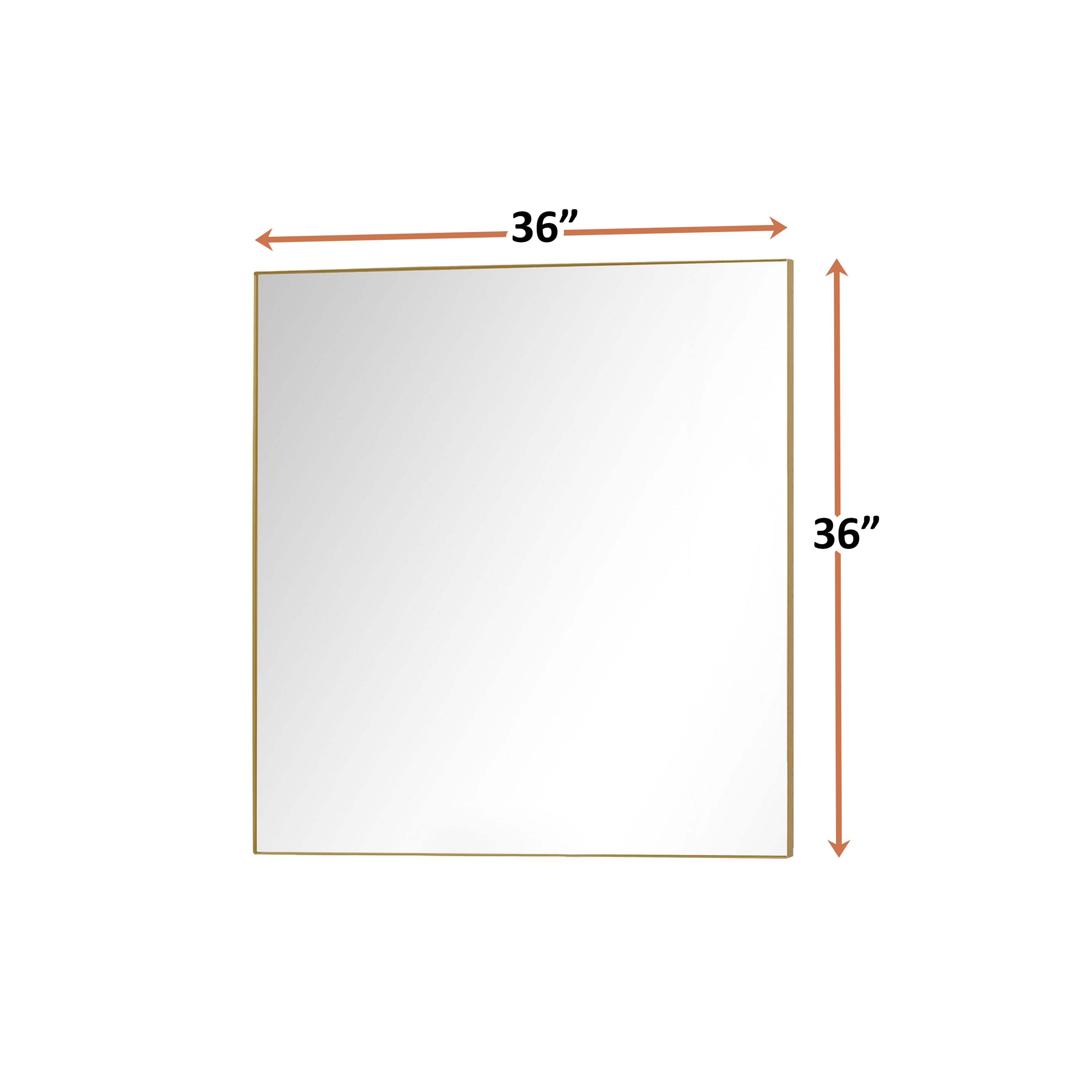Abbey 36 in W x 36 in H Mirror