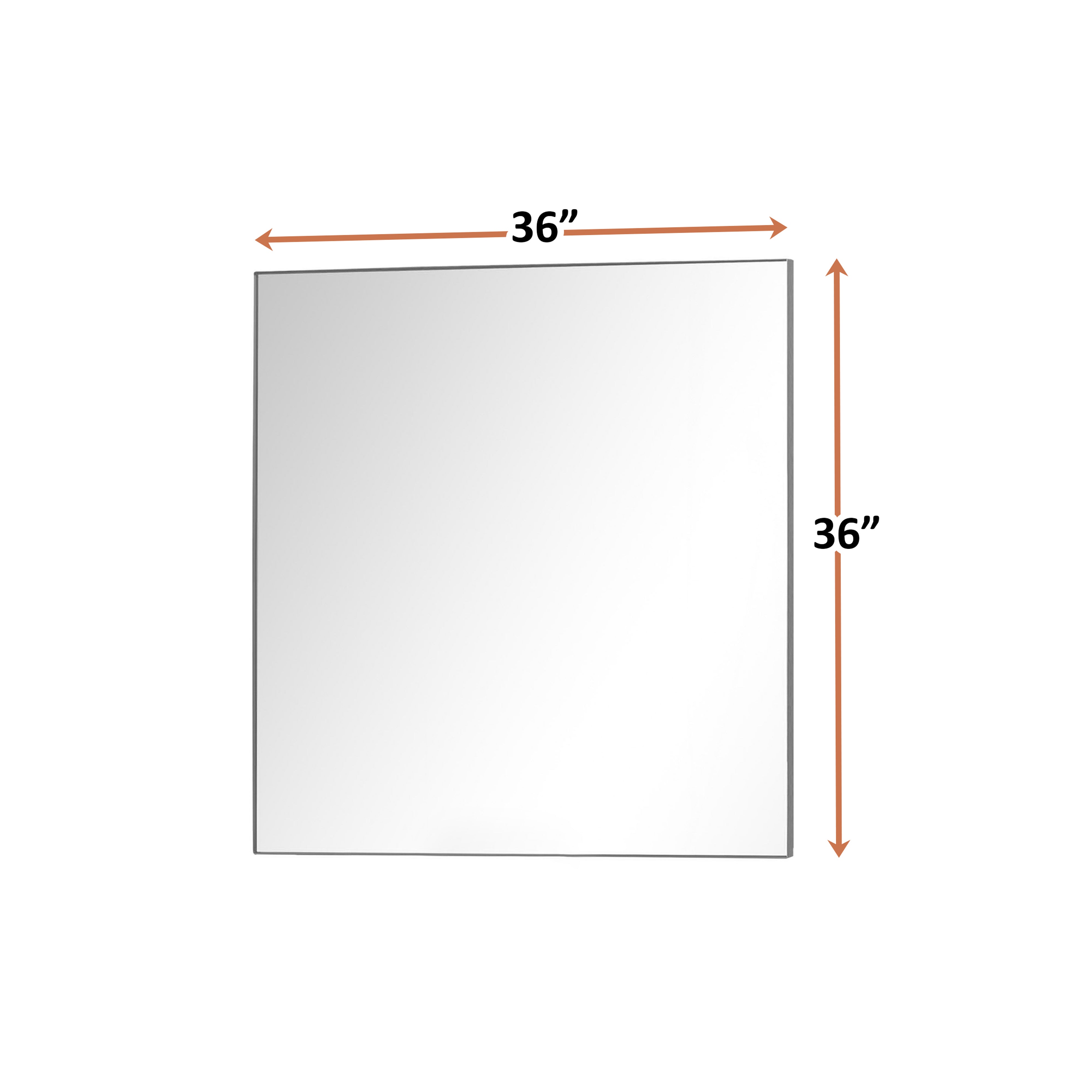 Abbey 36 in W x 36 in H Mirror
