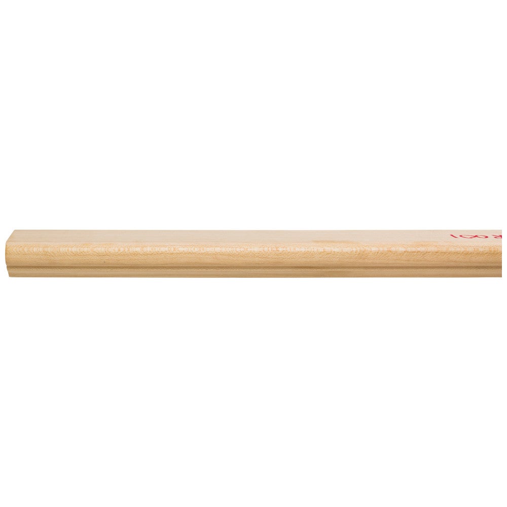 Hardware Resources 1-1/2" D x 13/16" H Alder Bullnose & Cove Light Rail Moulding