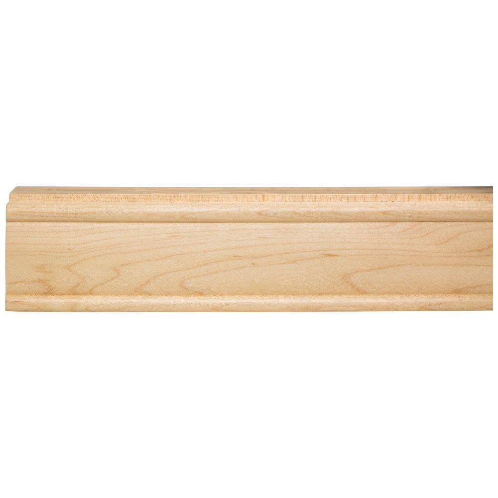 Hardware Resources 2-1/8" D x 2-1/4" H Cherry Bullnose Light Rail Moulding