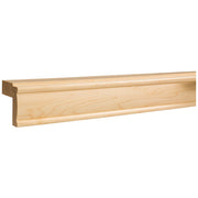 Hardware Resources 2-1/8" D x 2-1/4" H Cherry Bullnose Light Rail Moulding