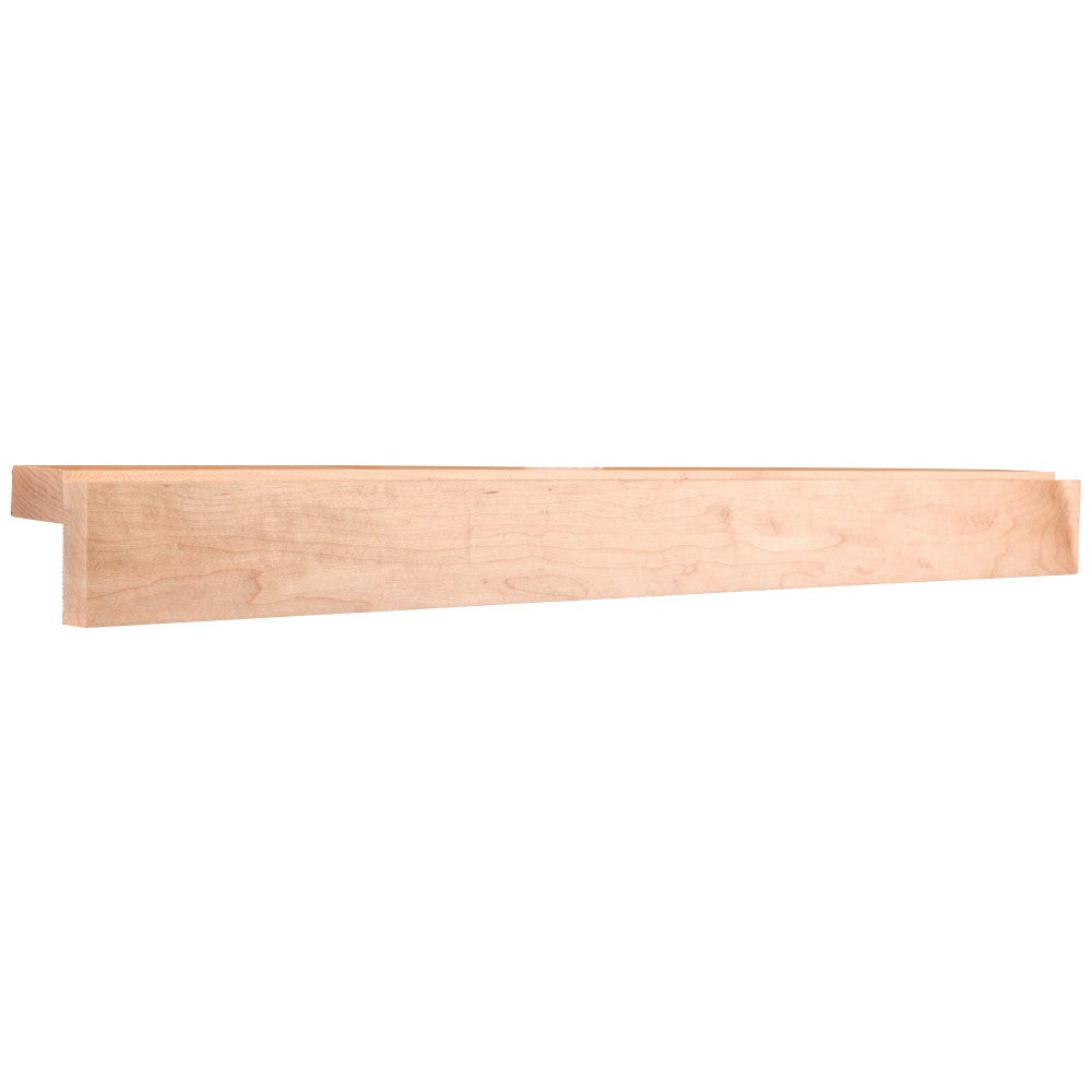 Hardware Resources 2-1/8" D x 2-1/8" H Poplar Shaker Light Rail Moulding