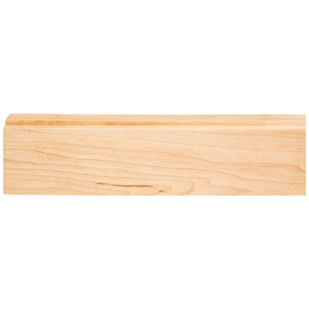 Hardware Resources 2-1/8" D x 2-1/8" H Poplar Shaker Light Rail Moulding