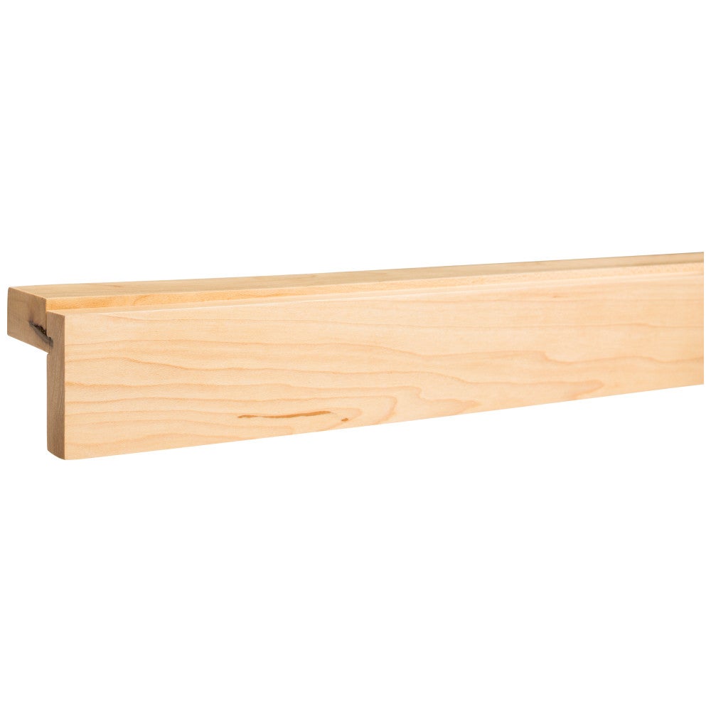 Hardware Resources 2-1/8" D x 2-1/8" H Poplar Shaker Light Rail Moulding