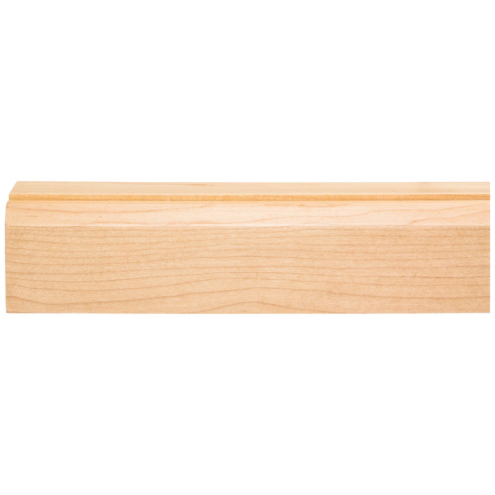 Hardware Resources 2-1/8" D x 2-1/8" H Cherry Beveled Shaker Light Rail Moulding