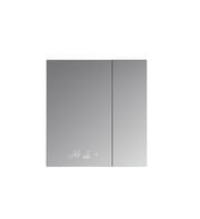 Savera 30 in. W x 32 in. H Recessed or Surface-Mount LED Mirror Medicine Cabinet with Defogger