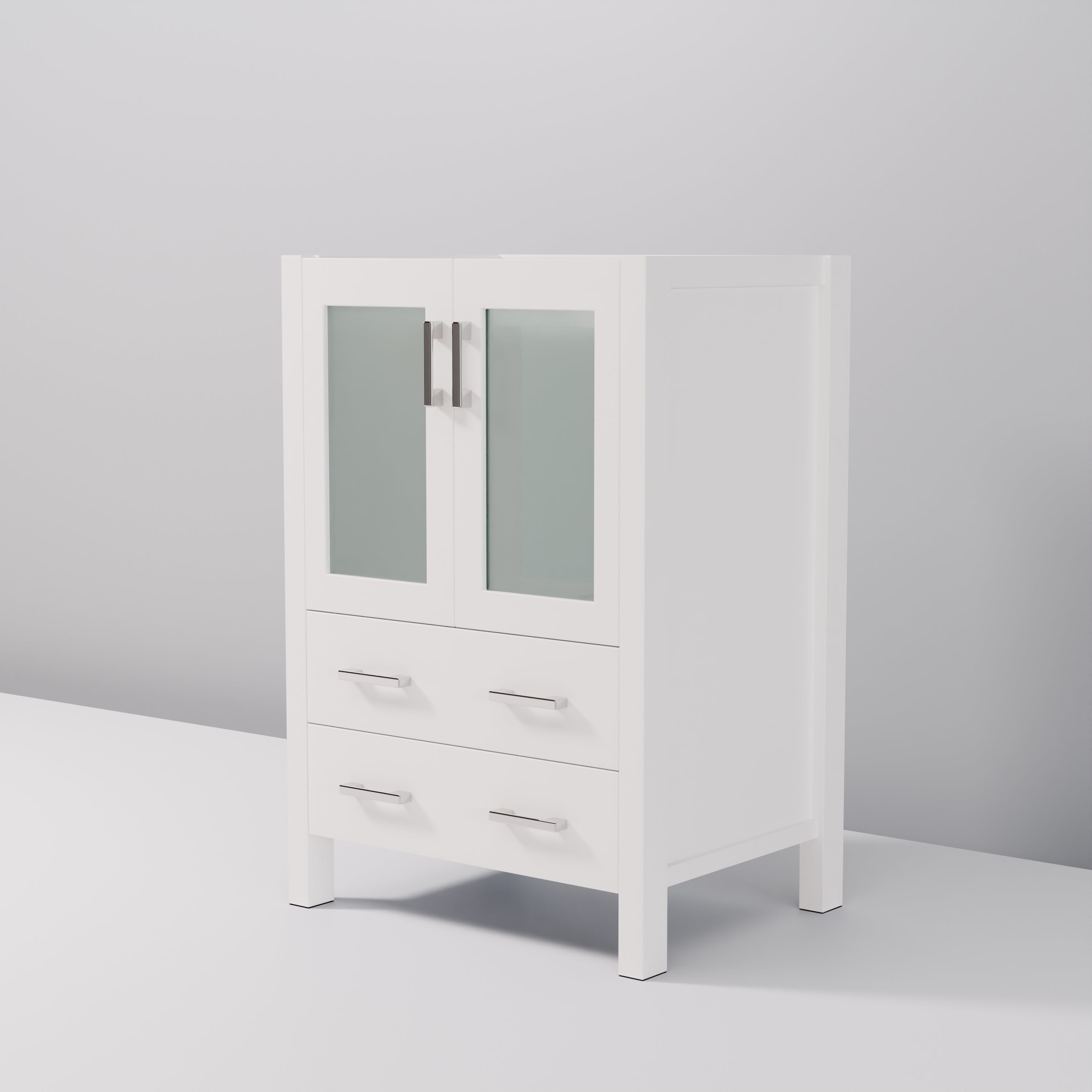 Volez 24 in W x 18.25 in D White Bath Vanity