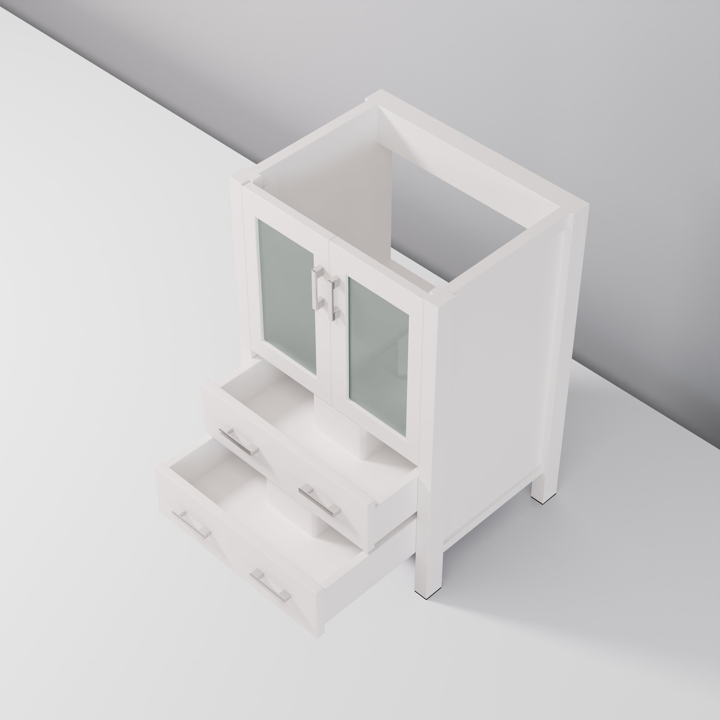 Volez 24 in W x 18.25 in D White Bath Vanity
