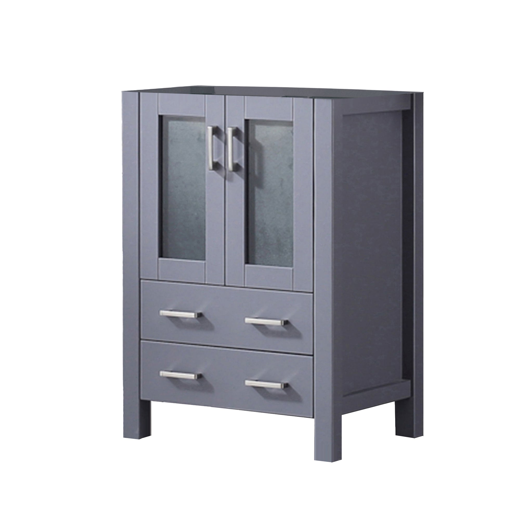 Volez 24 in W x 18.25 in D Dark Grey Bath Vanity