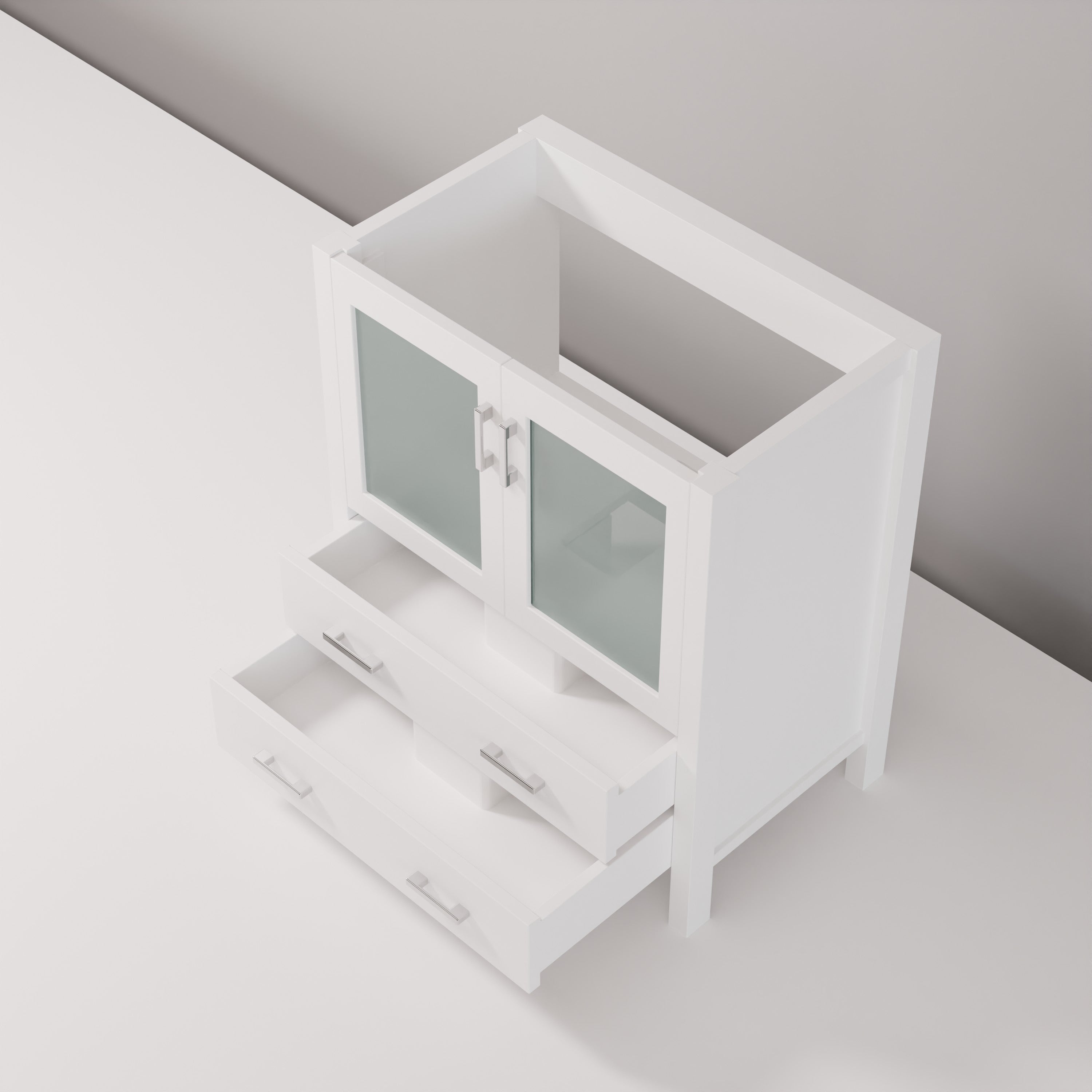 Volez 30 in W x 18.25 in D White Bath Vanity