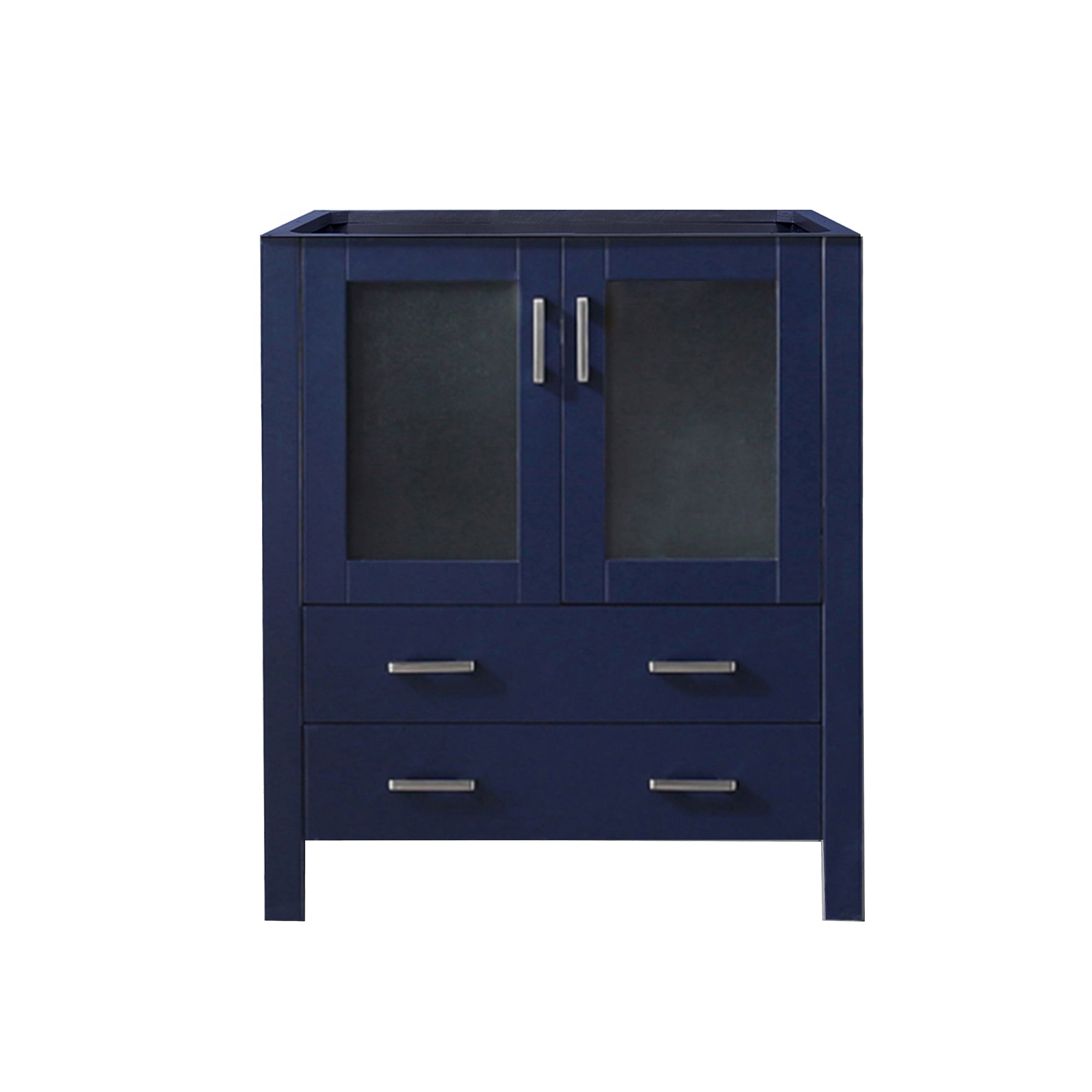 Volez 30 in W x 18.25 in D Navy Blue Bath Vanity