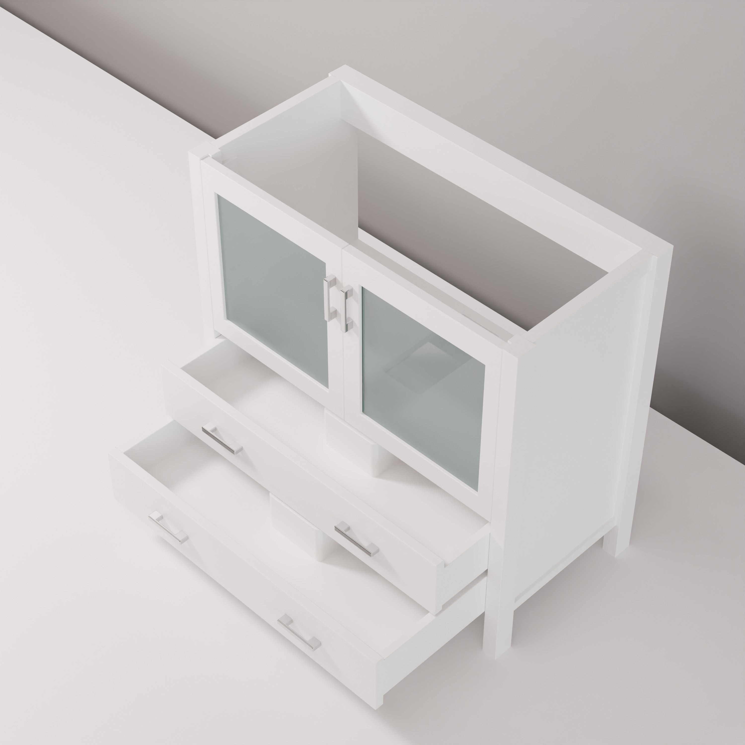 Volez 36 in W x 18.25 in D White Bath Vanity