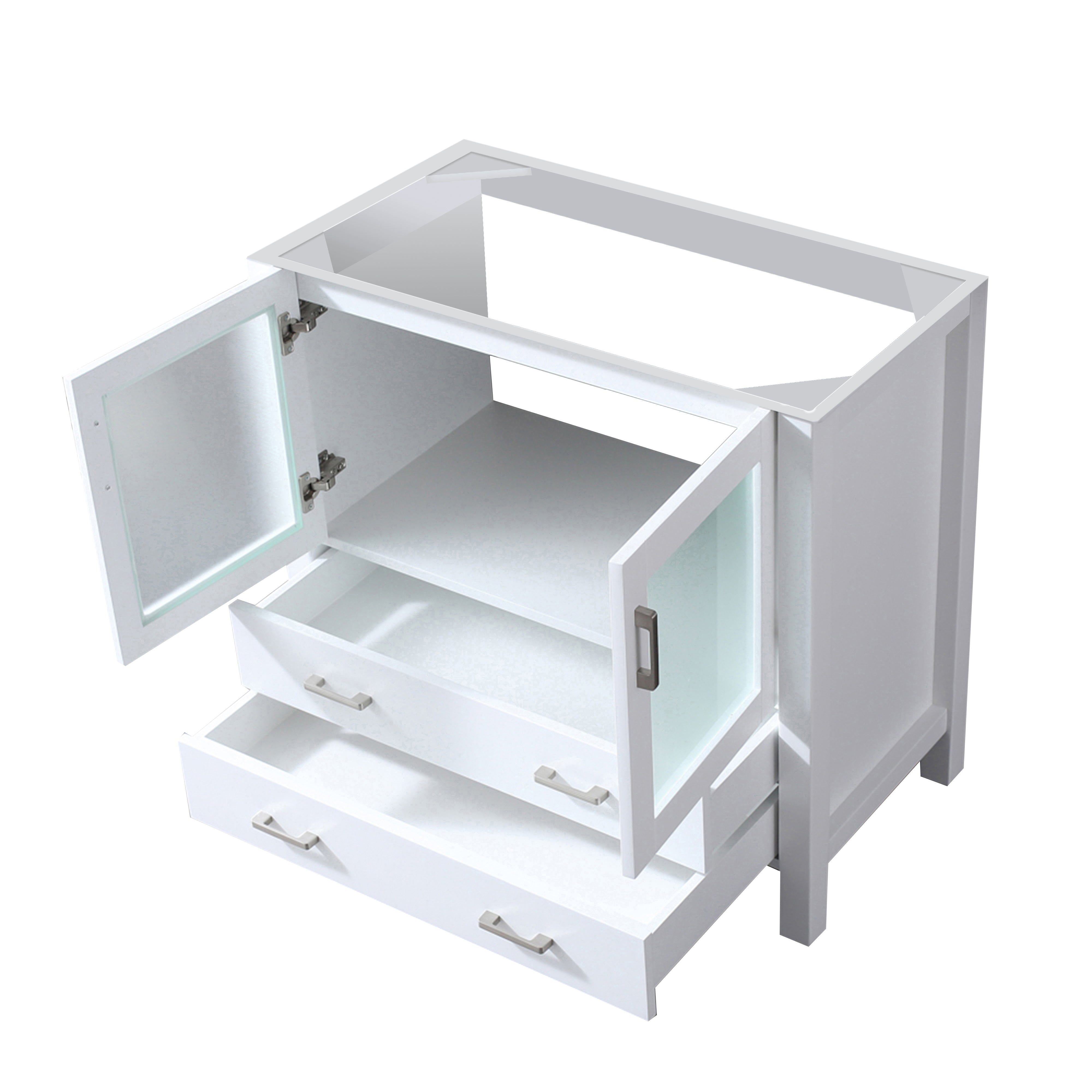 Volez 36 in W x 18.25 in D White Bath Vanity