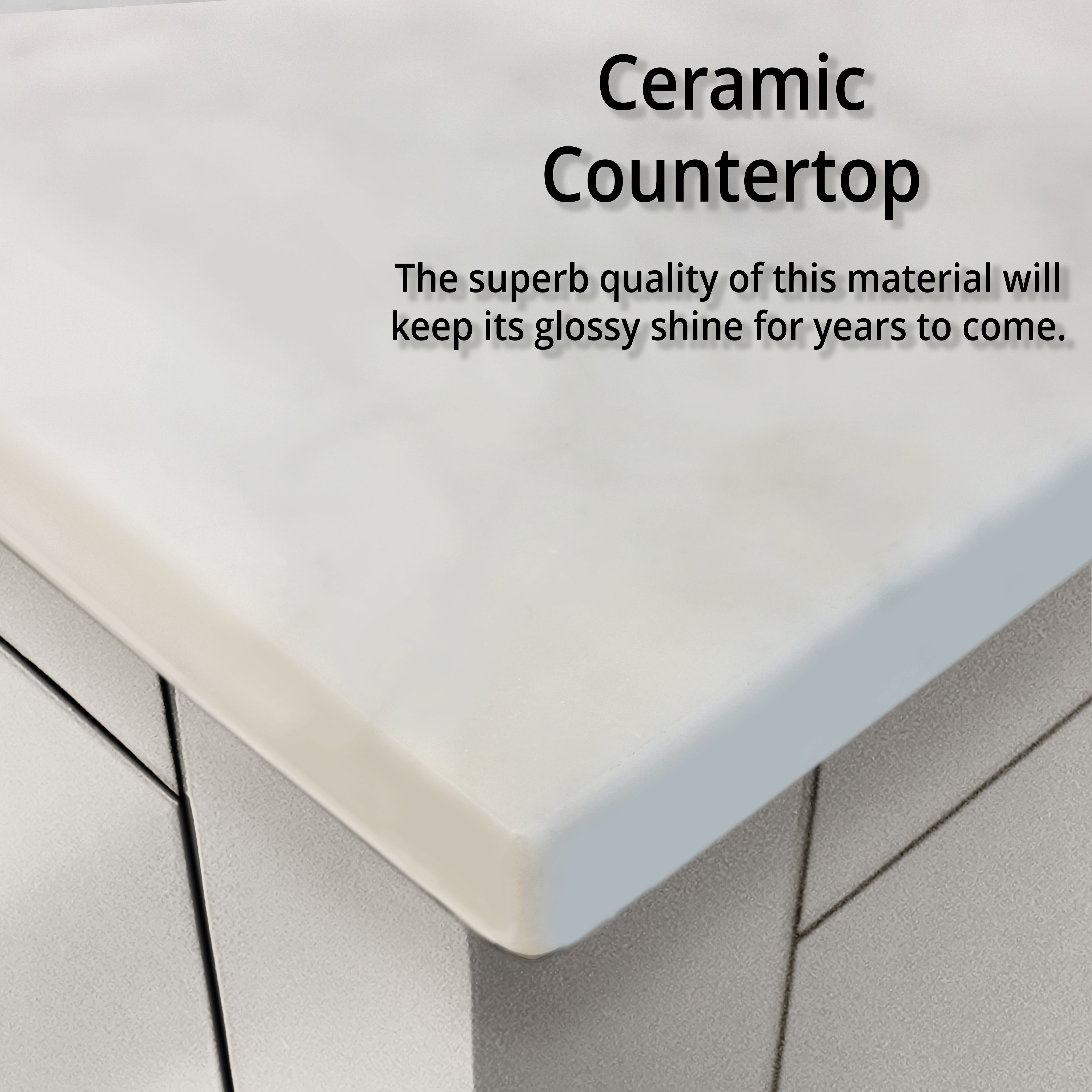 Volez 36 in W x 18.25 in D White Bath Vanity