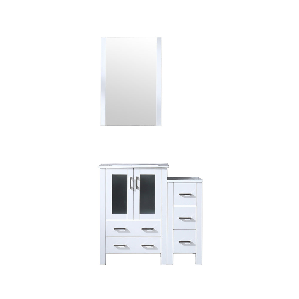Volez 36 in W x 18.25 in D White Bath Vanity