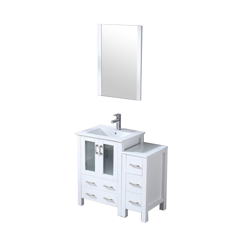 Volez 36 in W x 18.25 in D White Bath Vanity
