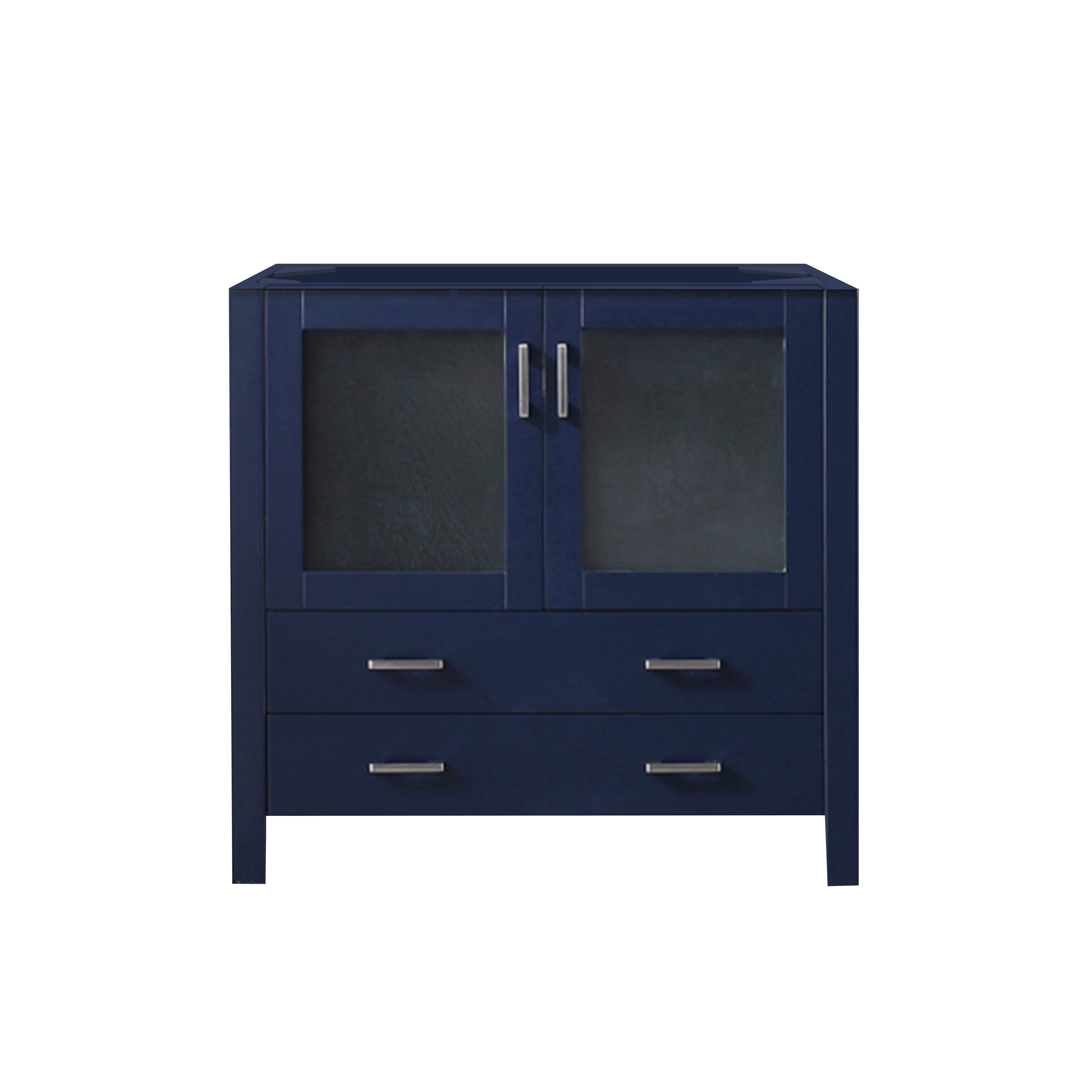 Volez 36 in W x 18.25 in D Navy Blue Bath Vanity
