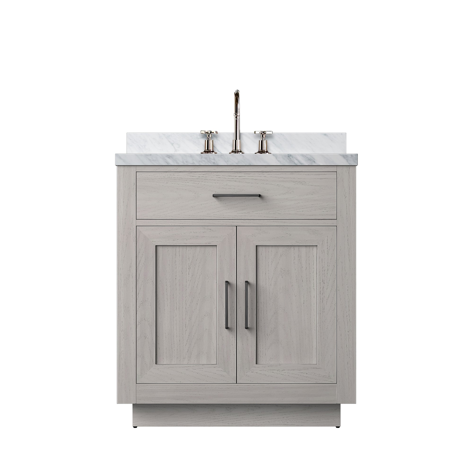 Abbey 30 in W x 22 in D White Oak Single Bath Vanity