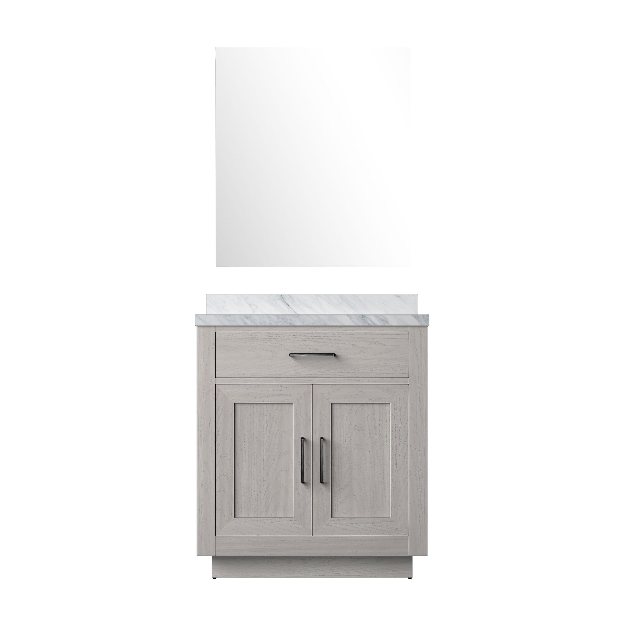 Abbey 30 in W x 22 in D White Oak Single Bath Vanity