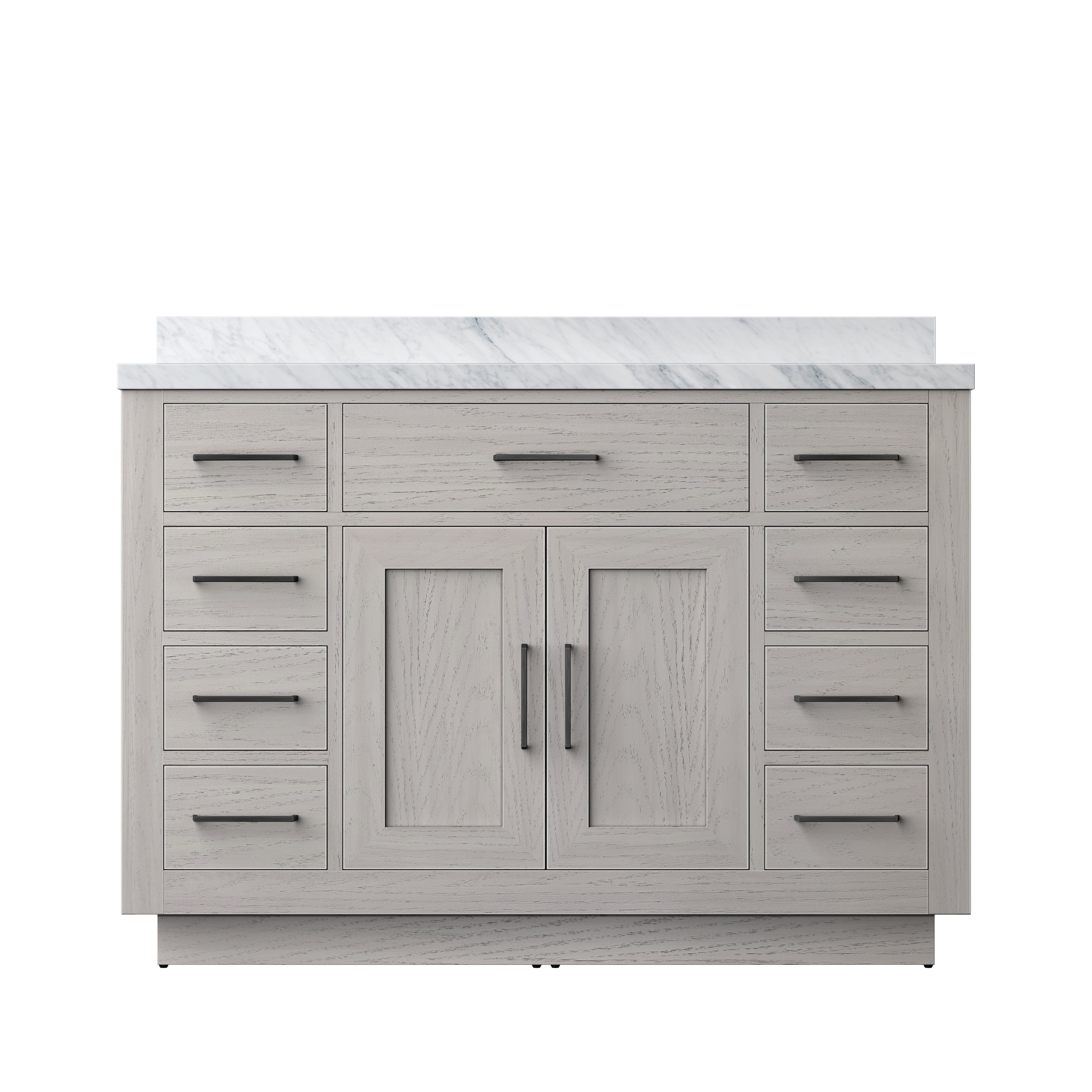 Abbey 48 in W x 22 in D White Oak Single Bath Vanity