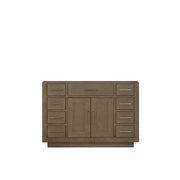 Abbey 48 in W x 22 in D Grey Oak Single Bath Vanity