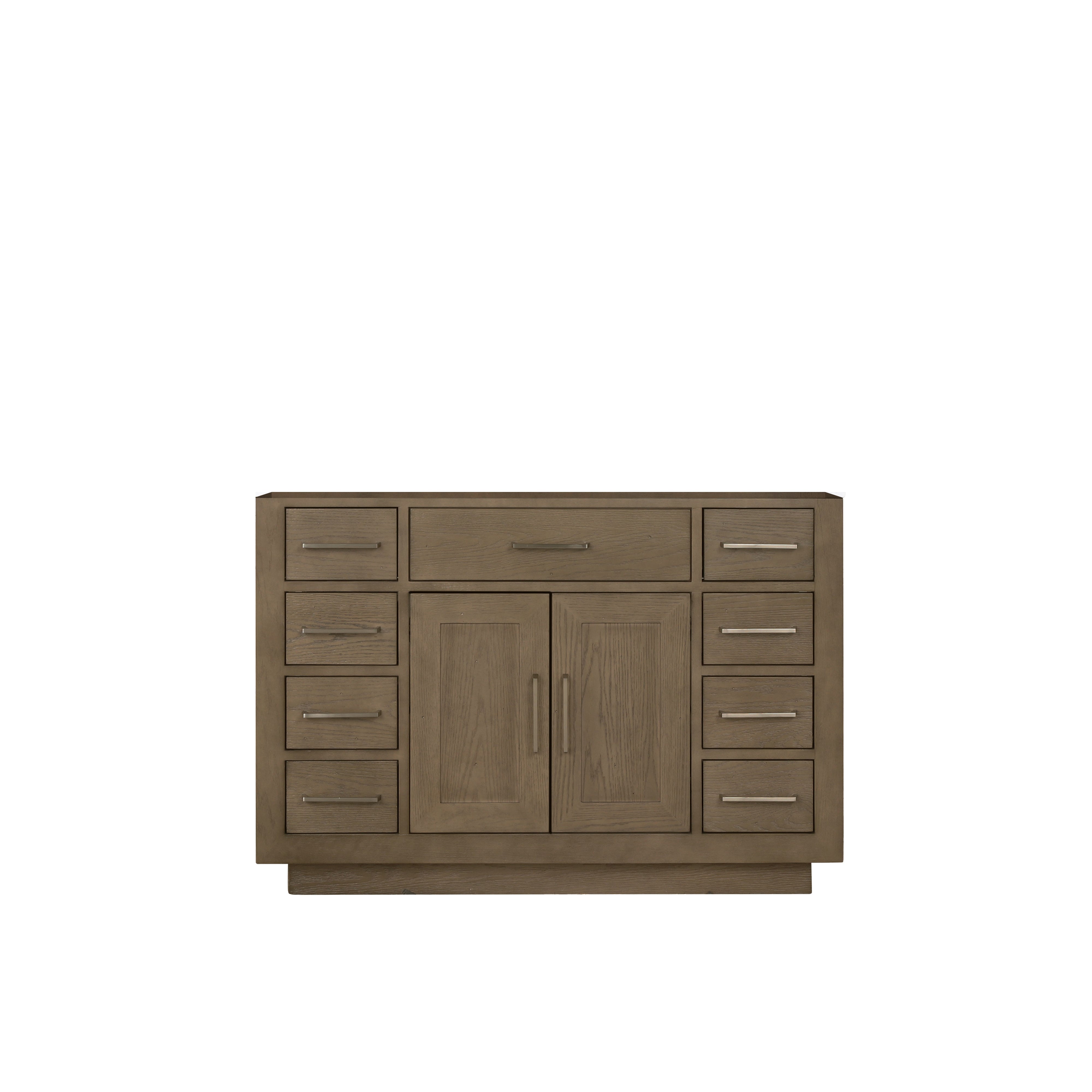 Abbey 48 in W x 22 in D Grey Oak Single Bath Vanity