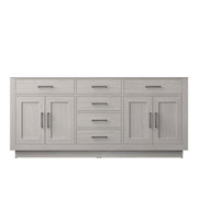Abbey 72 in W x 22 in D White Oak Double Bath Vanity