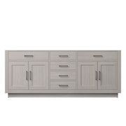 Abbey 80 in W x 22 in D White Oak Double Bath Vanity