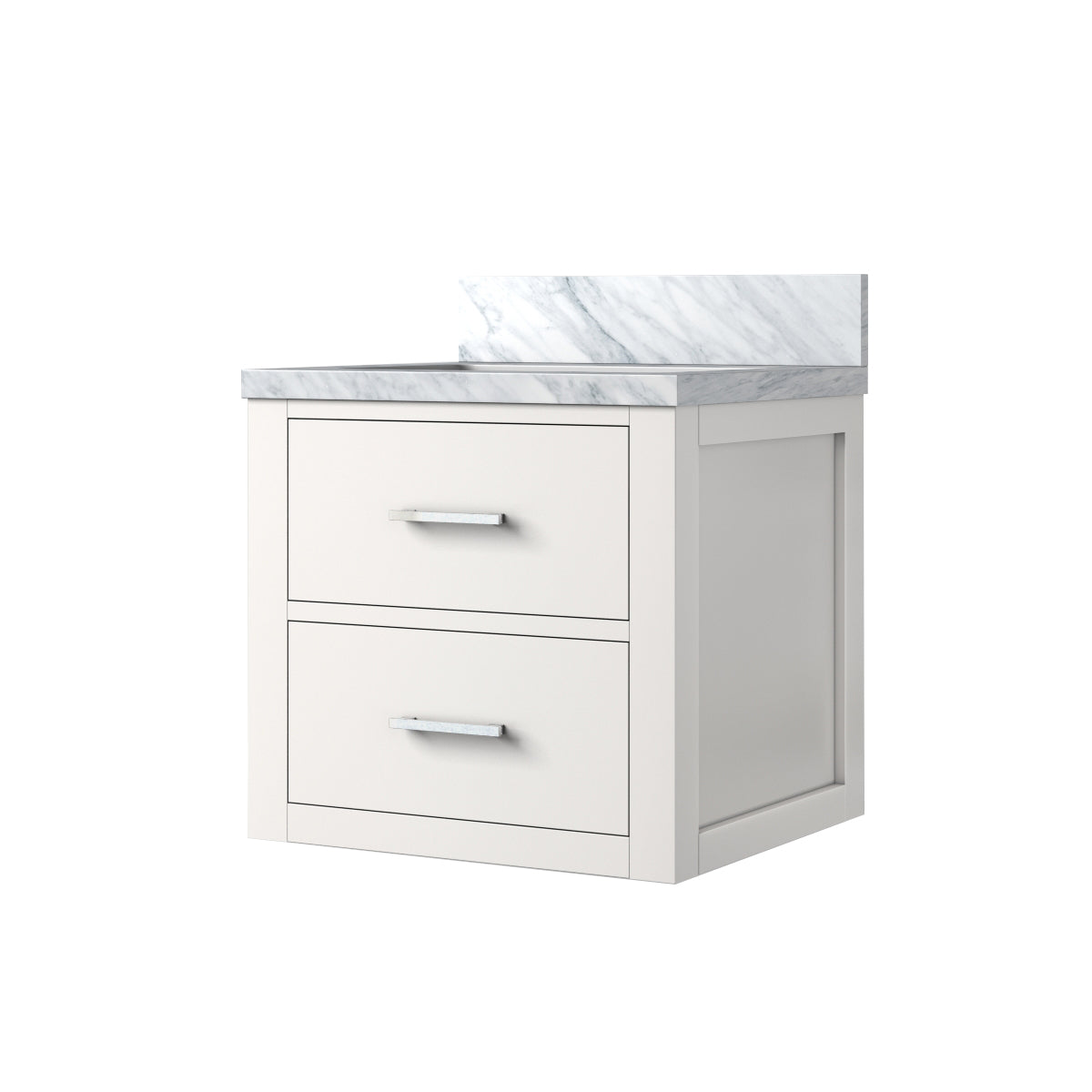 Castor 20 in W x 18 in D White Single Bath Vanity