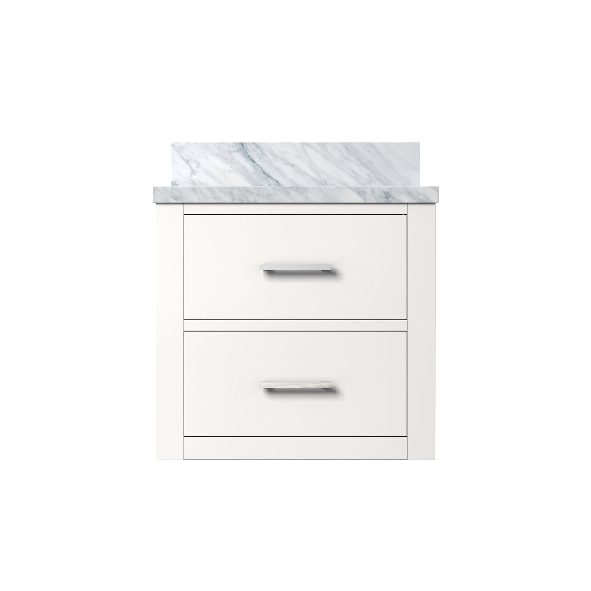 Castor 20 in W x 18 in D White Single Bath Vanity