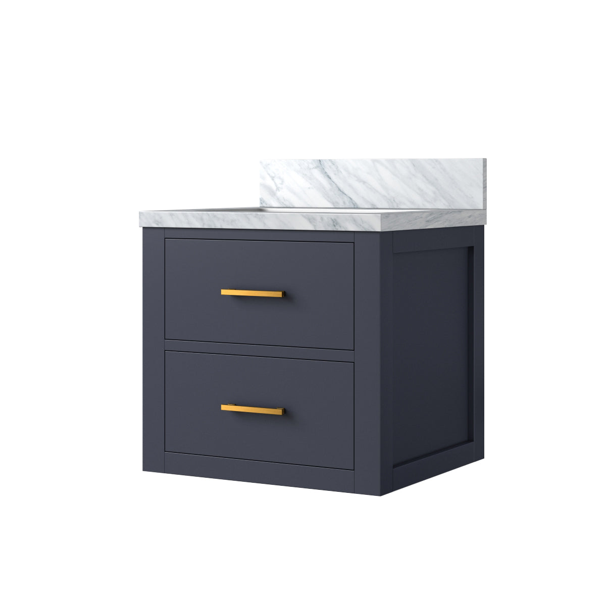 Castor 20 in W x 18 in D Blue Single Bath Vanity