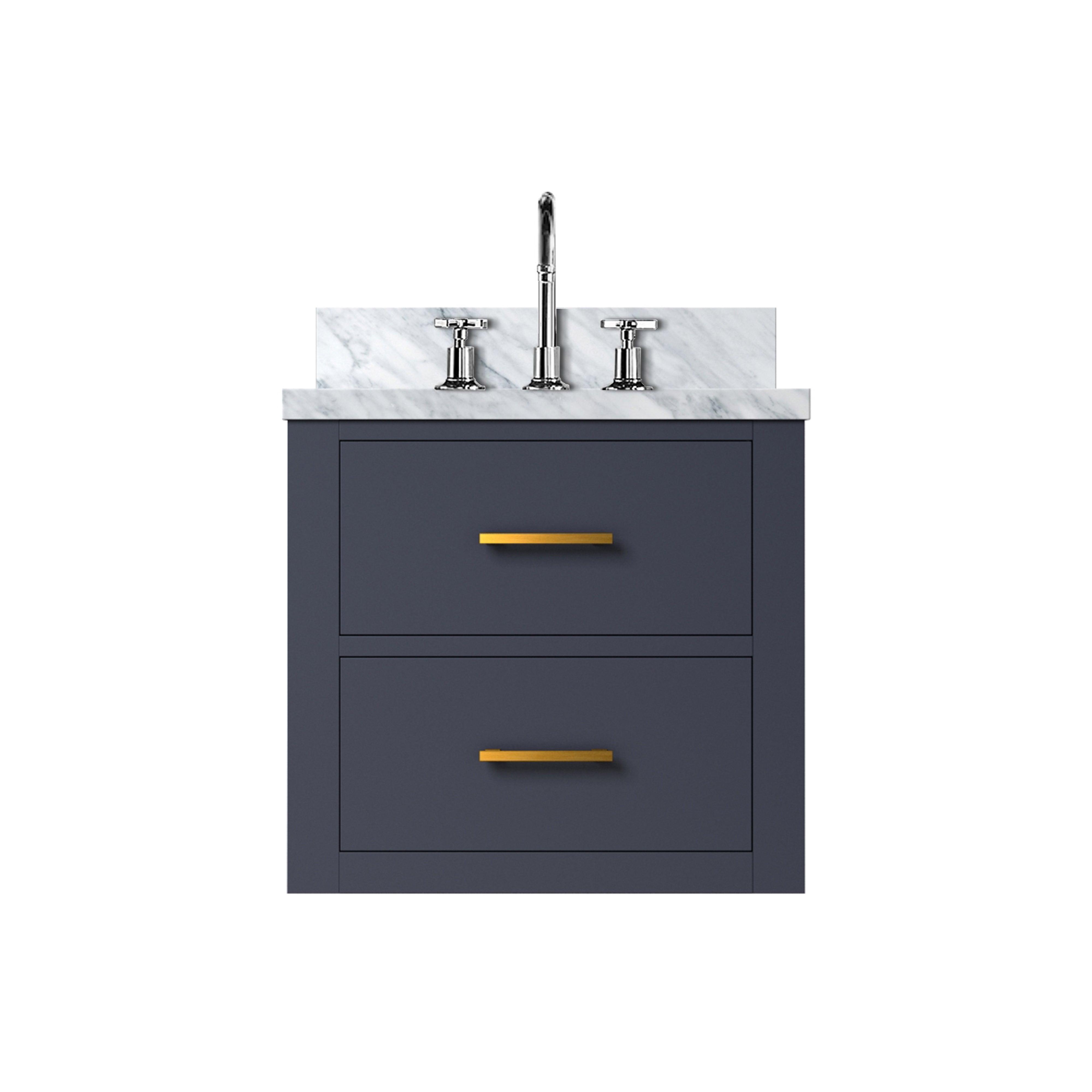Castor 20 in W x 18 in D Blue Single Bath Vanity