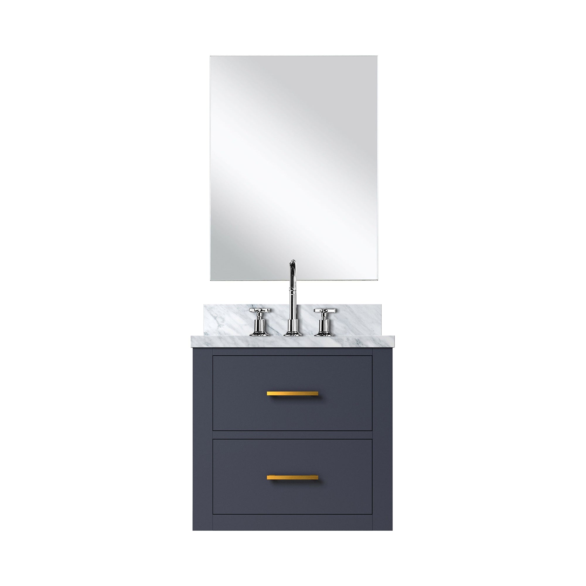 Castor 20 in W x 18 in D Blue Single Bath Vanity